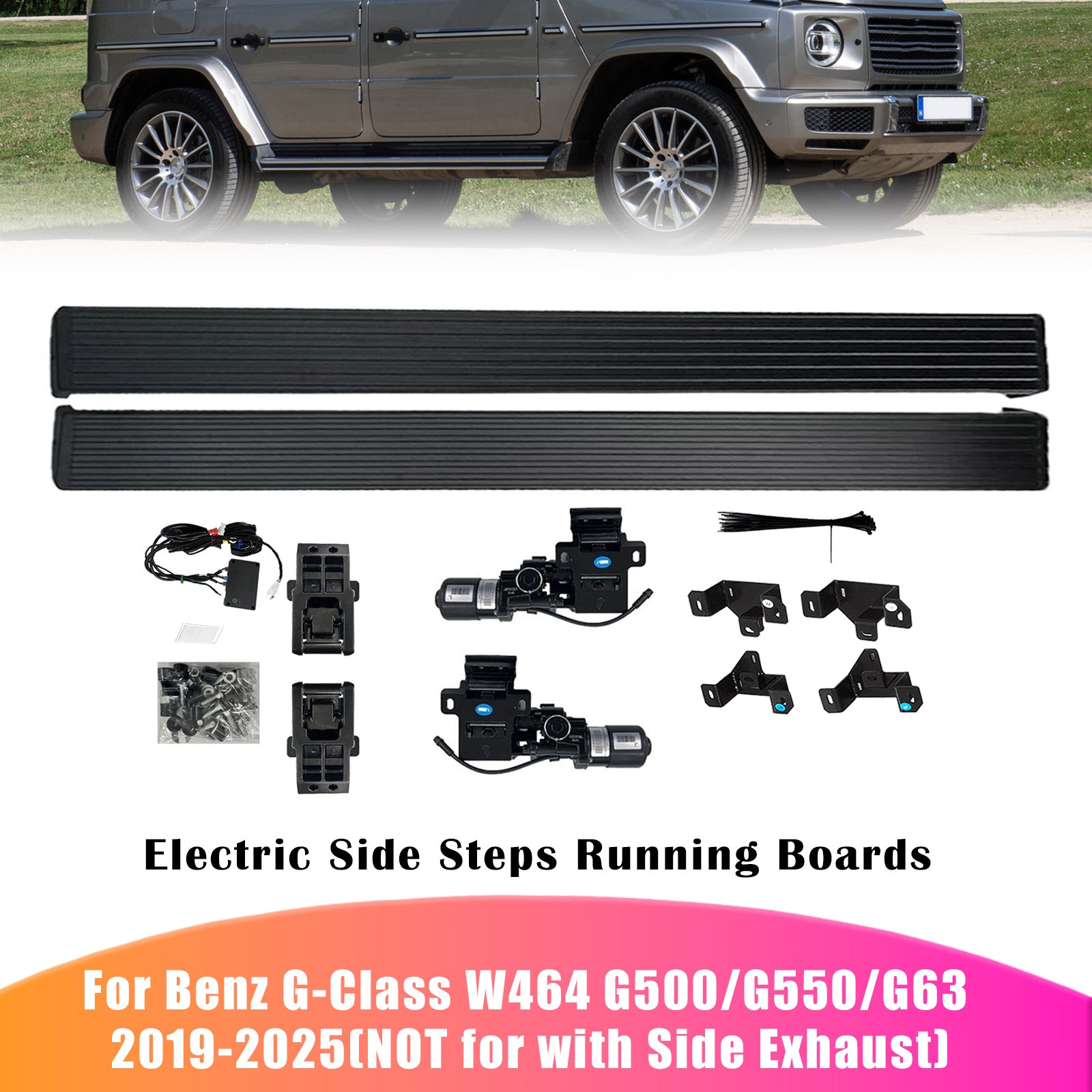 Electric Side Steps Running Boards For Benz G-Class W464 G550 G500 G63 2019-2026