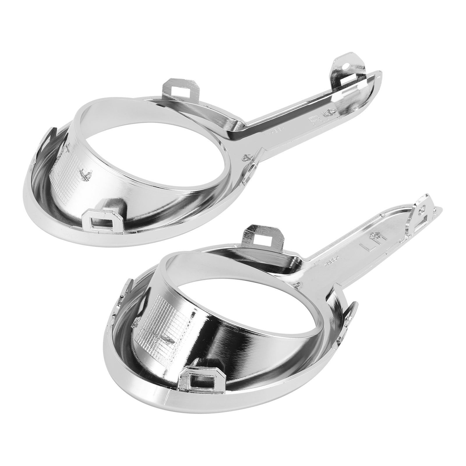 Left + Right Fog Light Grill 1608110880 1608111480 For Peugeot 208 2012-2015