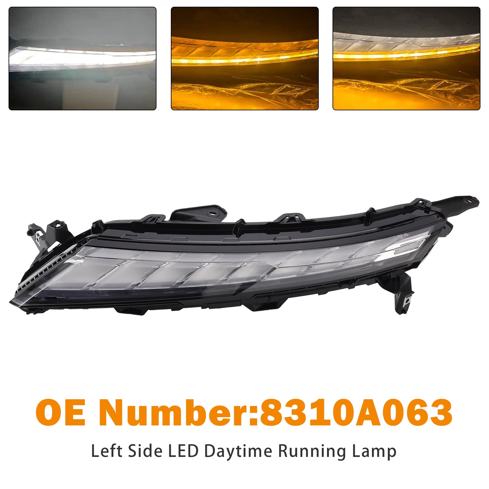 Left Side Front LED DRL Lamp 8310A063 For Mitsubishi Eclipse Cross 2022-2026