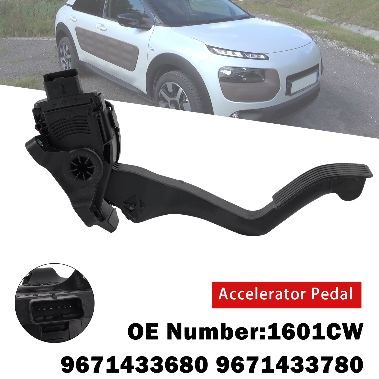 Accelerator Pedal 1601CW 9671433680 For Citro?n C2 C3 Peugeot 2008 207 208