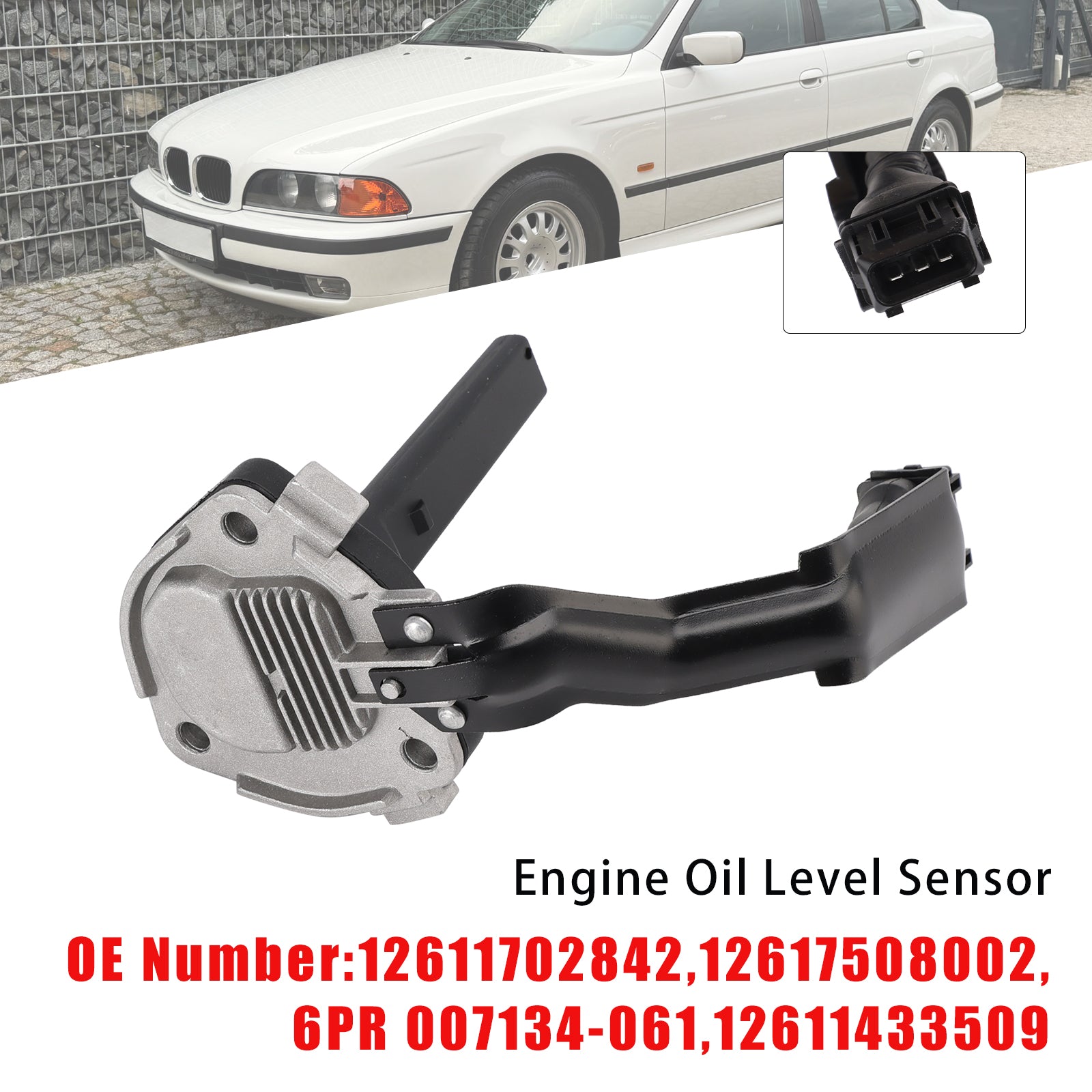 Engine Oil Level Sensor 12611702842 6PR 007134-061 For BMW 528I 1996-1999