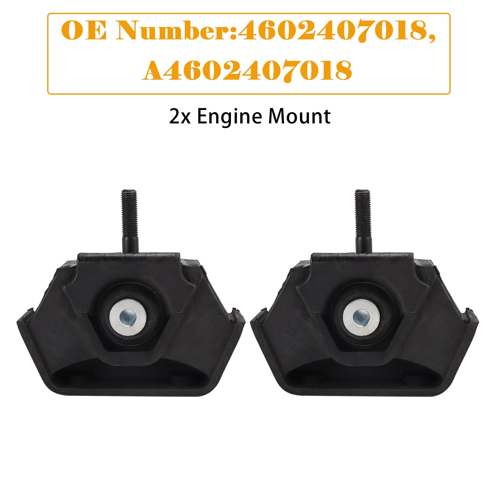 2x Engine Mount 4602407018 For Benz G-Class W460 W461 W463 M102.981 OM602.942