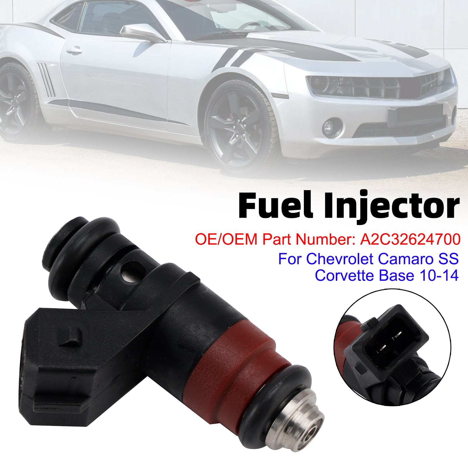 1Pcs Fuel Injector For Chevrolet Camaro SS Corvette Base 10-14 A2C32624700