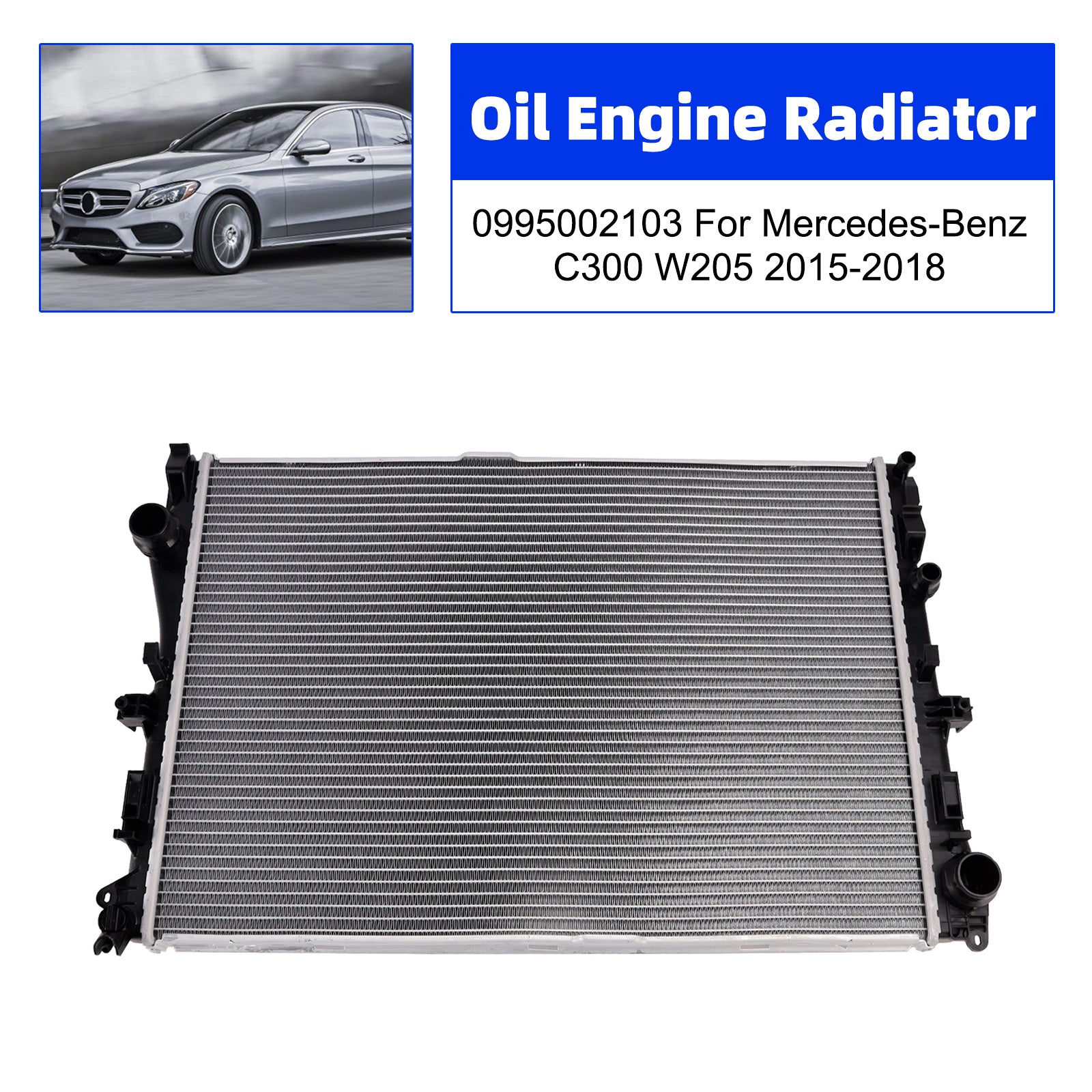 Oil Engine Radiator 0995002103 For Mercedes-Benz C300 W205 2015-2018