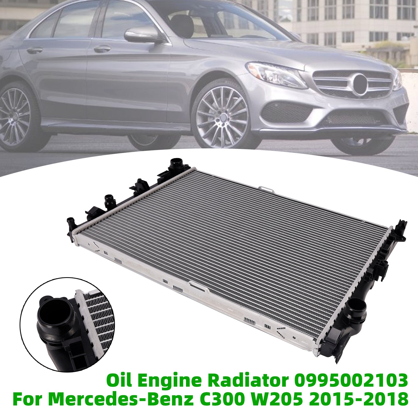 Oil Engine Radiator 0995002103 For Mercedes-Benz C300 W205 2015-2018