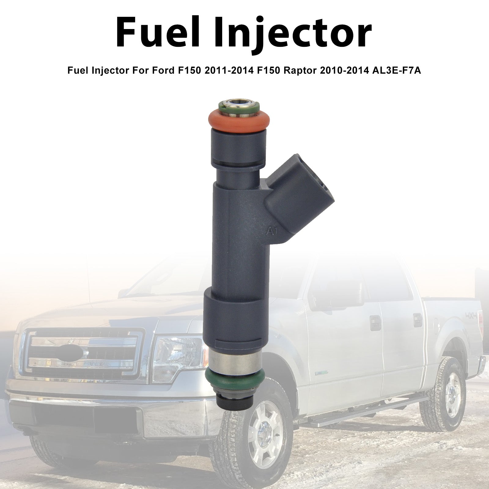 1Pcs Fuel Injector For Ford F150 2011-2014 F150 Raptor 2010-2014 AL3E-F7A