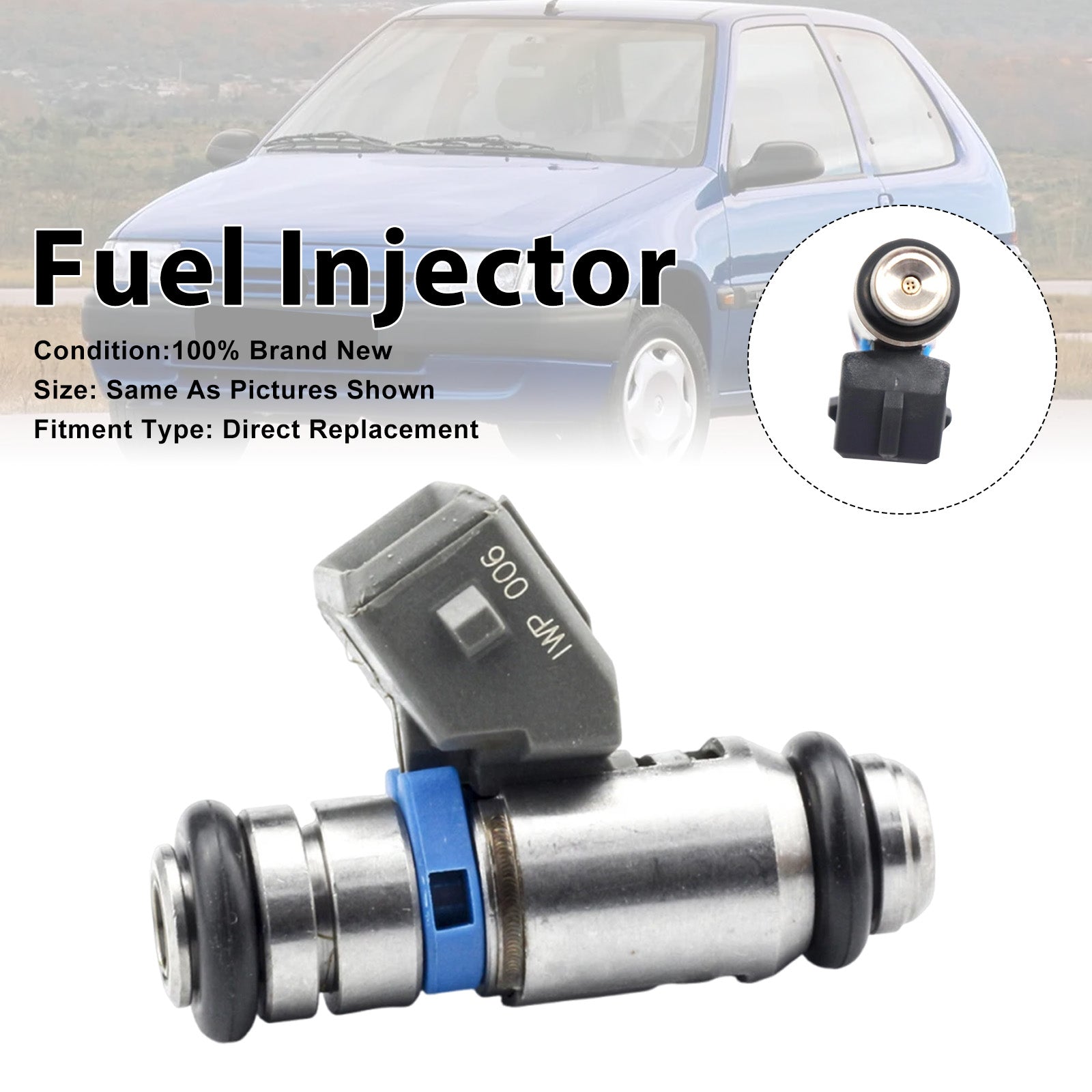 1Pcs Fuel Injector For Fiat Coupe 175 1996-2000 Stilo 192 2001-2008 iwp006
