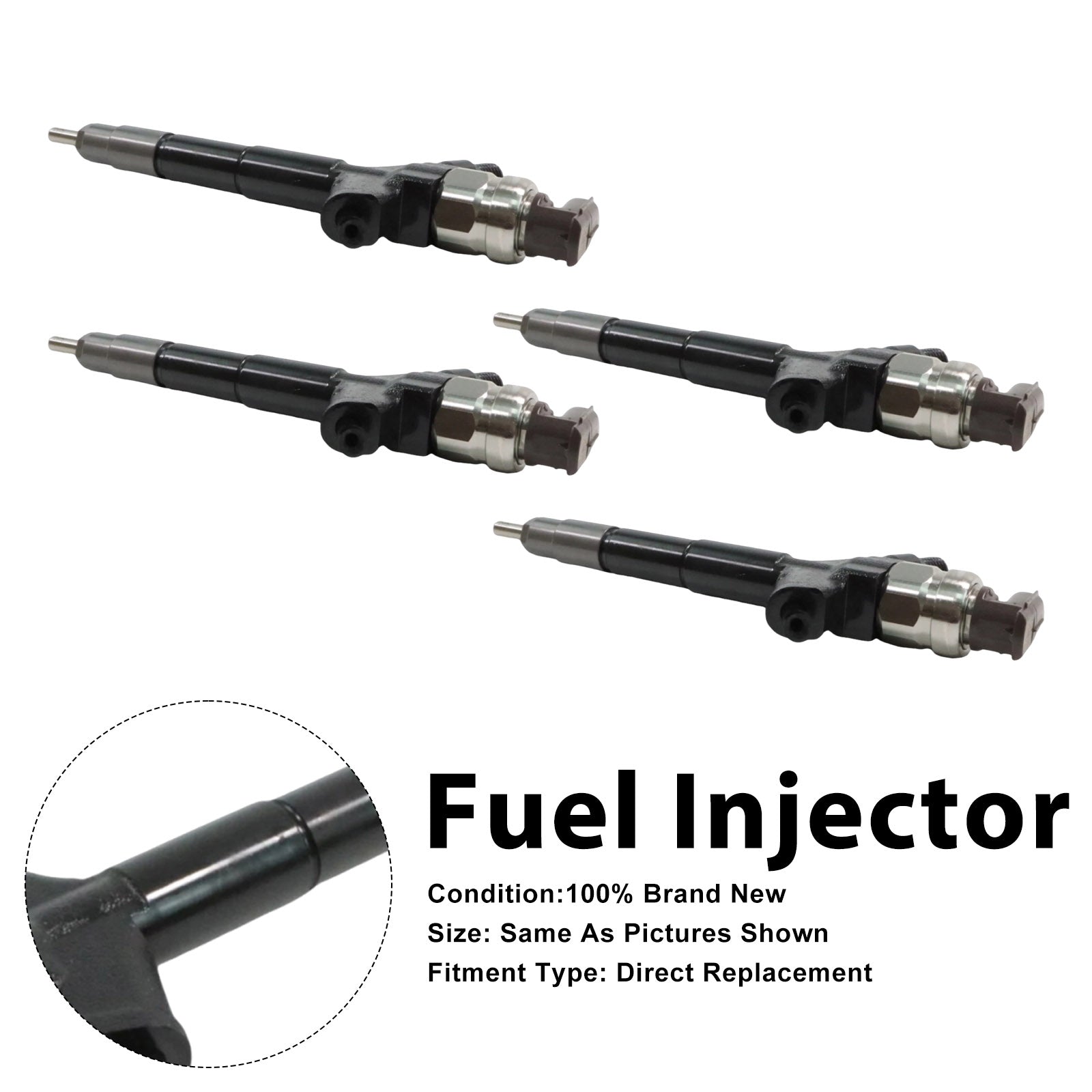 4Pcs Fuel Injector For Nissan Navara NP300 295050-1060 16600-3XN0A