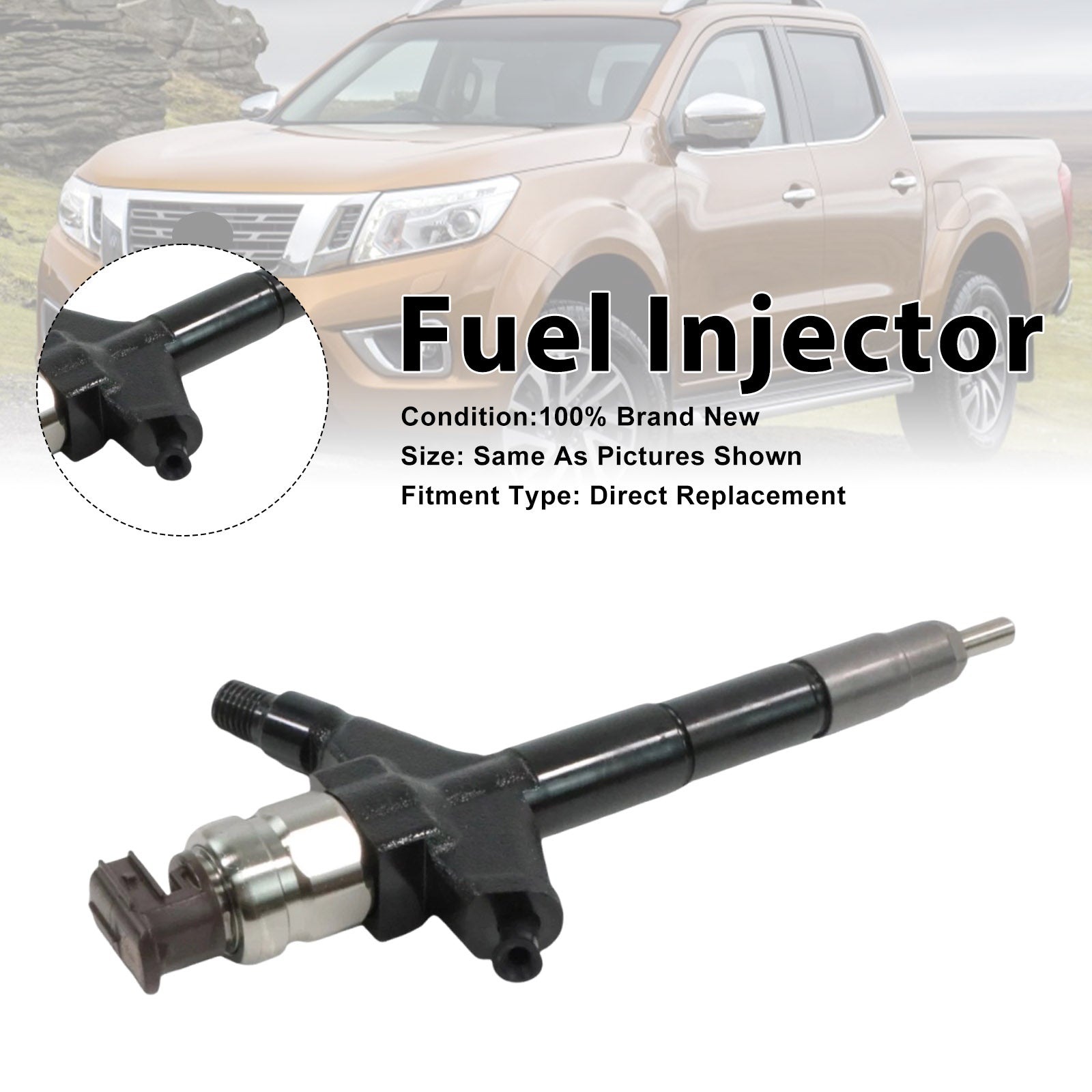 1Pcs Fuel Injector For Nissan Navara NP300 295050-1060 16600-3XN0A