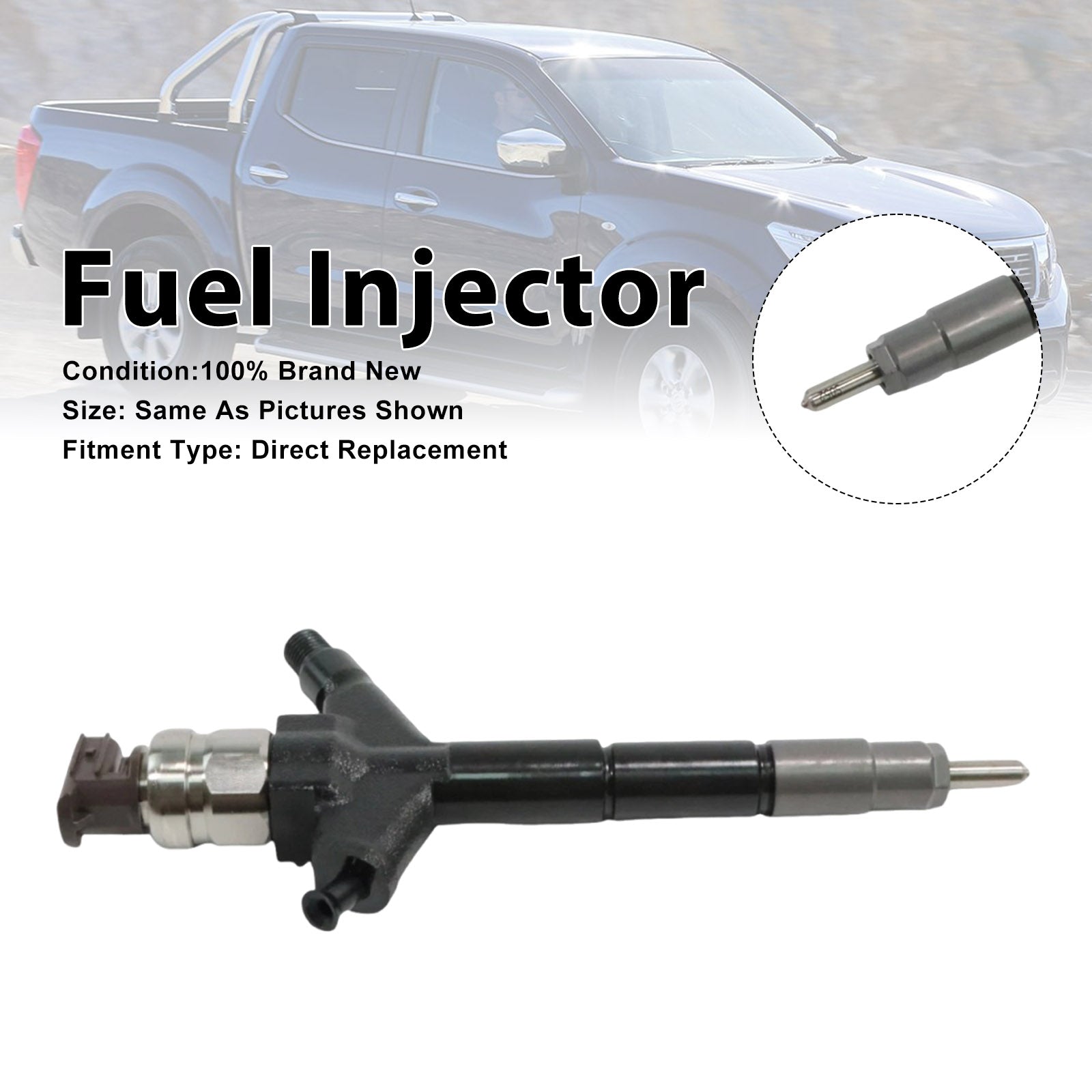 1Pcs Fuel Injector For Nissan Navara NP300 295050-1060 16600-3XN0A