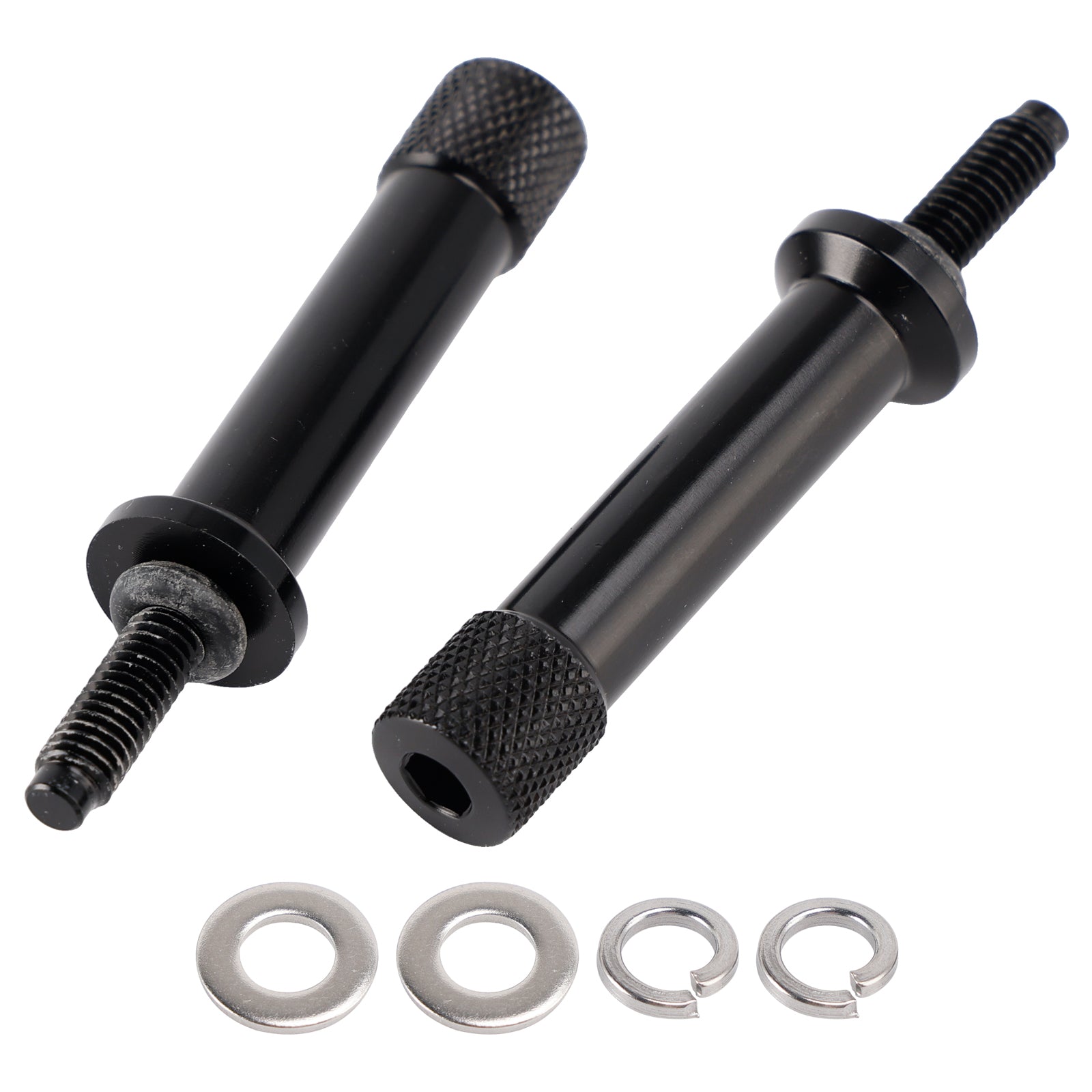 Quick Release Seat Bolts Black For Bonneville & T100 Thruxton 900 Scrambler 900