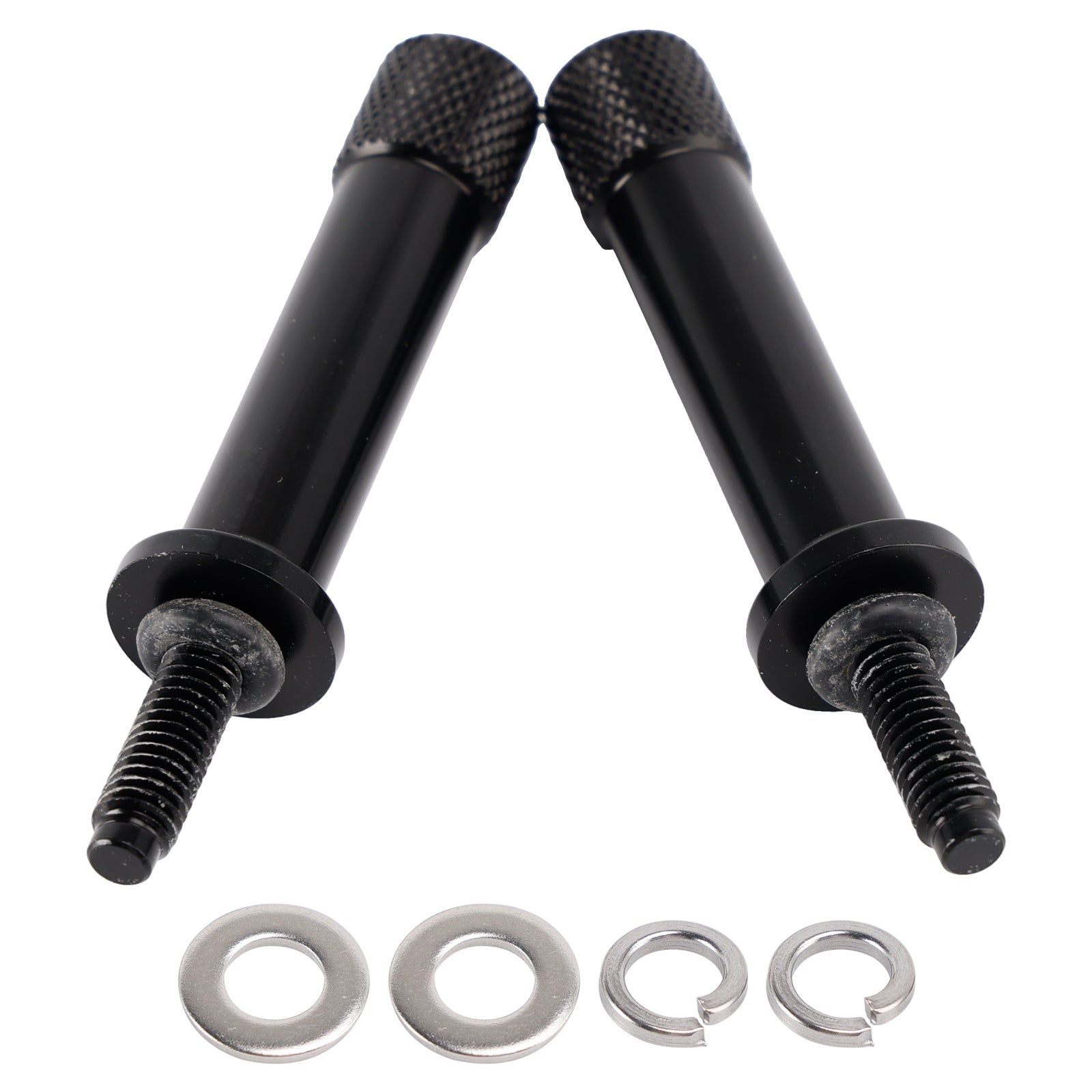 Quick Release Seat Bolts Black For Bonneville & T100 Thruxton 900 Scrambler 900