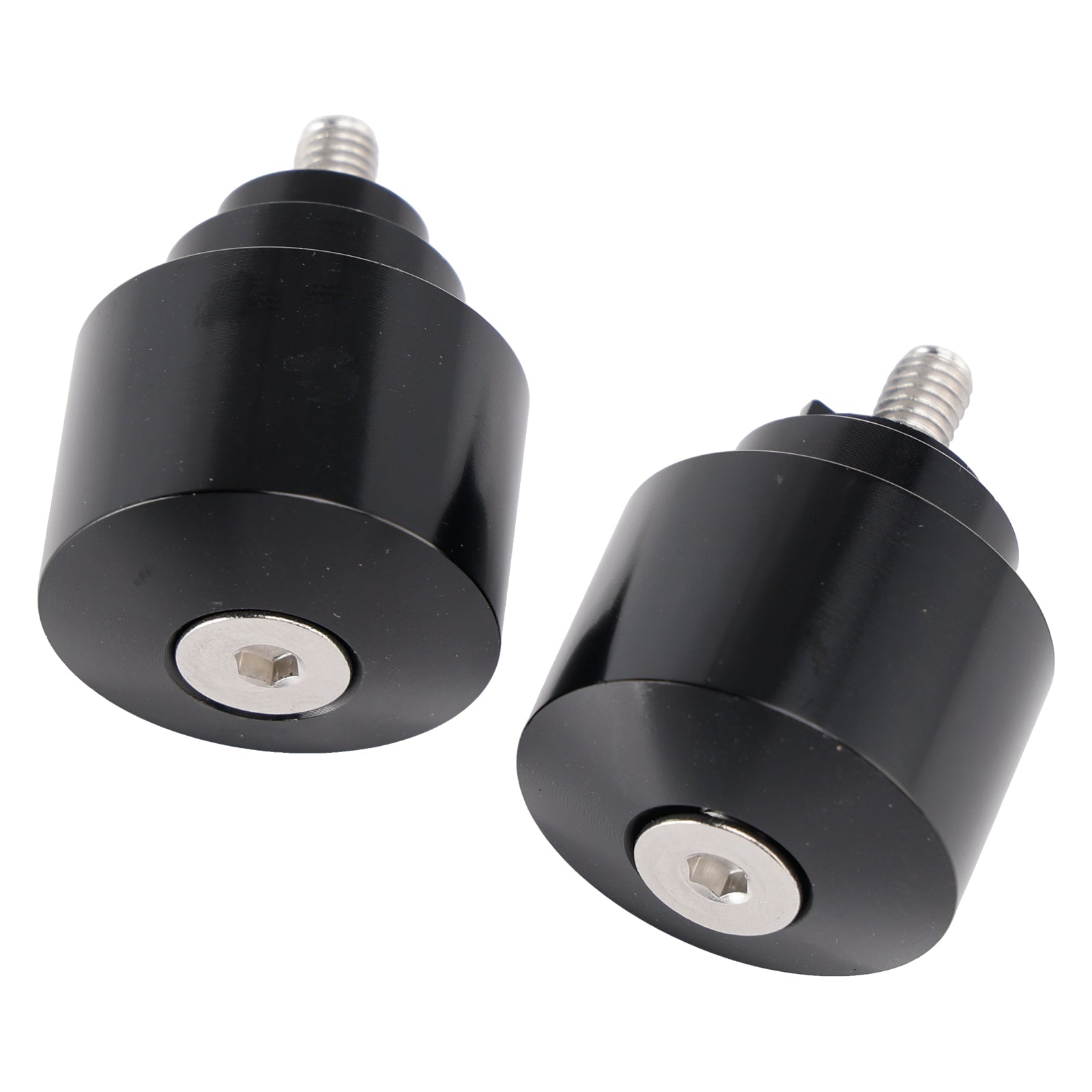 Black Handlebar End Weight Balancer Pair For Honda CBR CB VFR CTX GL NX VT XL