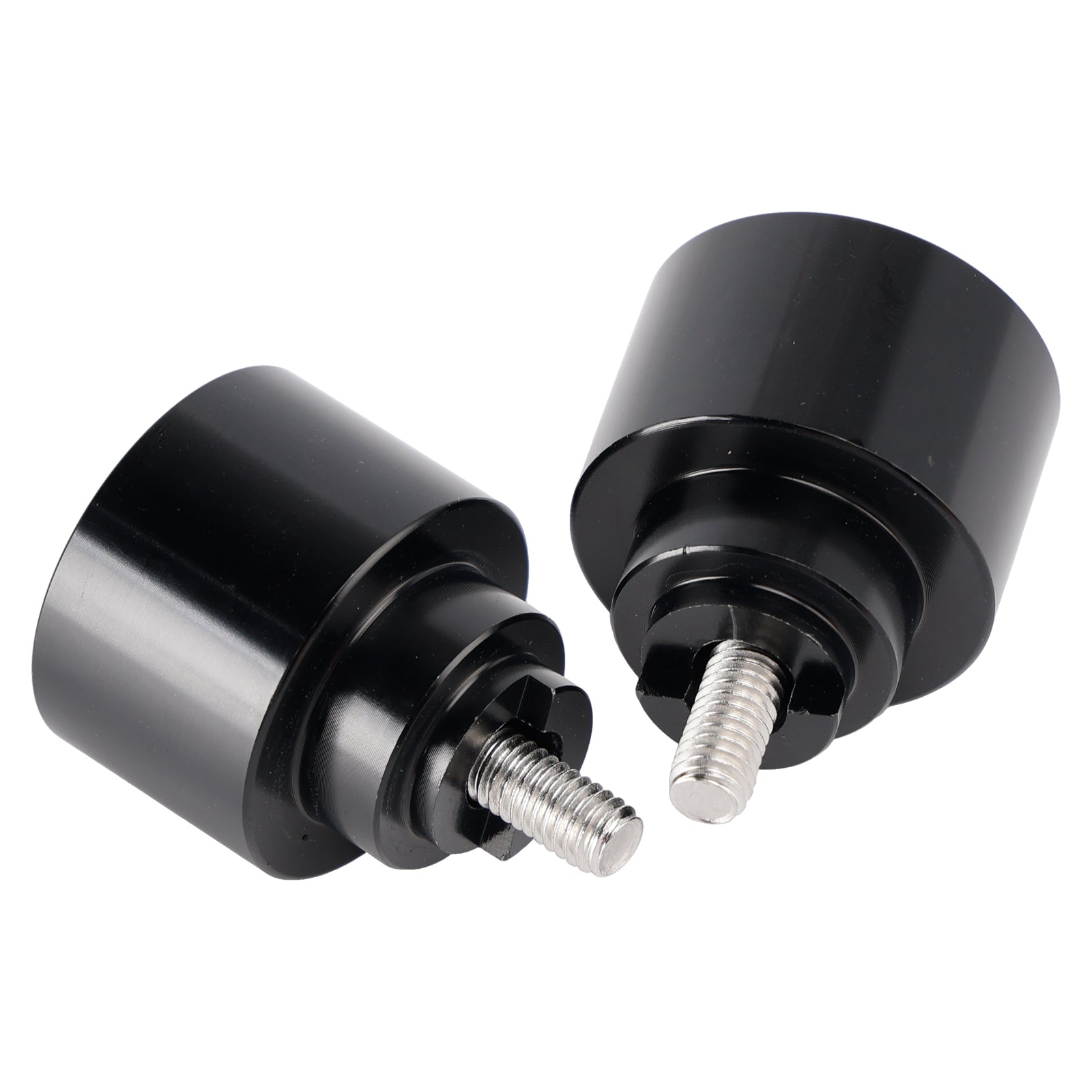 Black Handlebar End Weight Balancer Pair For Honda CBR CB VFR CTX GL NX VT XL