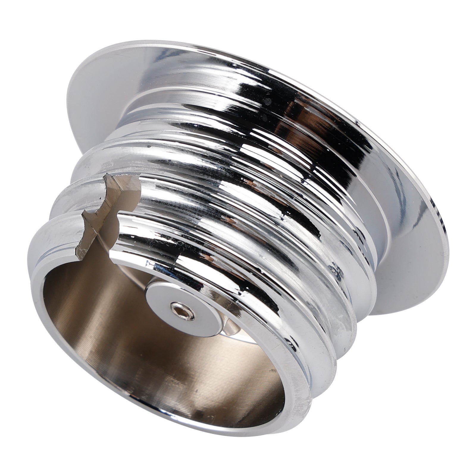 Chrome Pop-Up Gas Cap Vented For Softail Dyna Road King Sportster XL 1982-2019