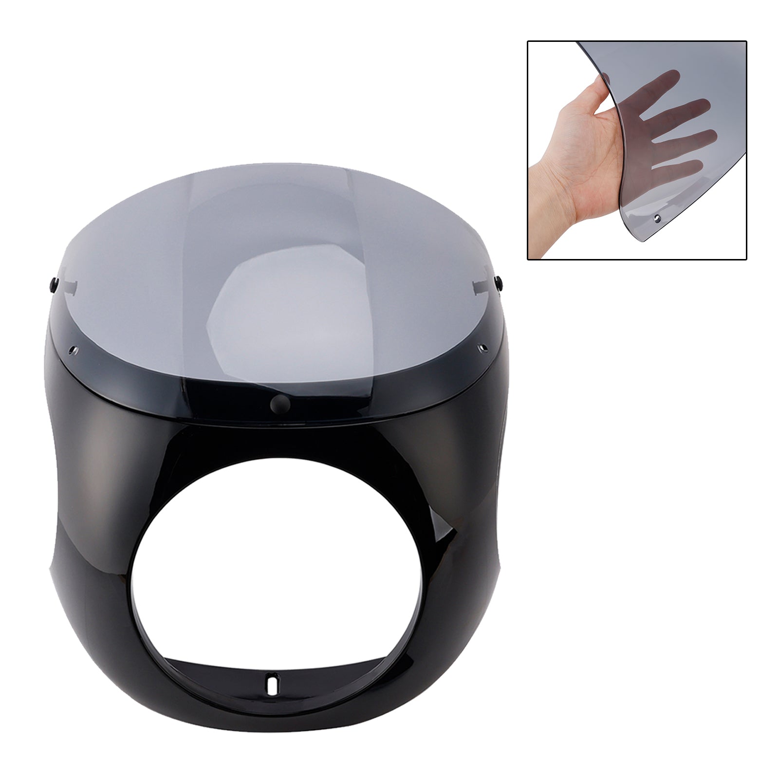 Windshield WindScreen fit for BMW R NINE T 2014-2024 Black+Gray