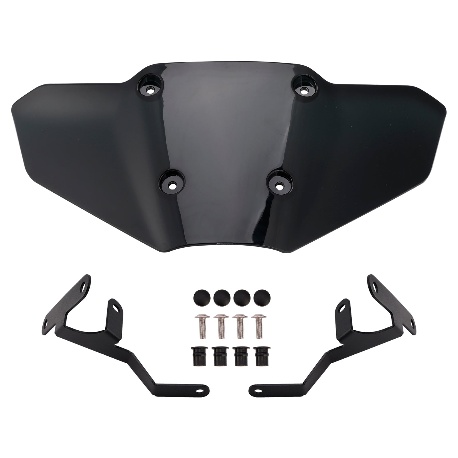Motorcycle Windshield WindScreen Fairing fit for Yamaha MT-07 2025-2026 Black