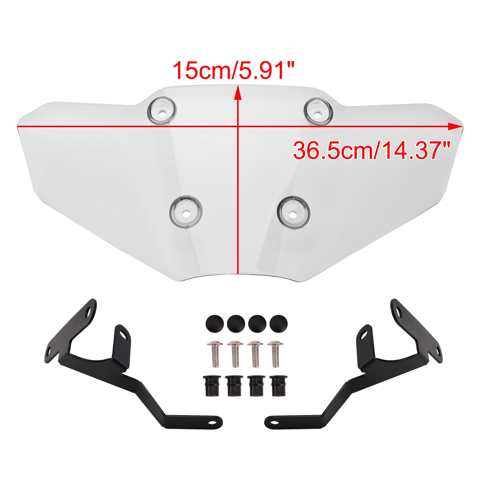 Motorcycle Windshield WindScreen Fairing fit for Yamaha MT-07 2025-2026 Clear