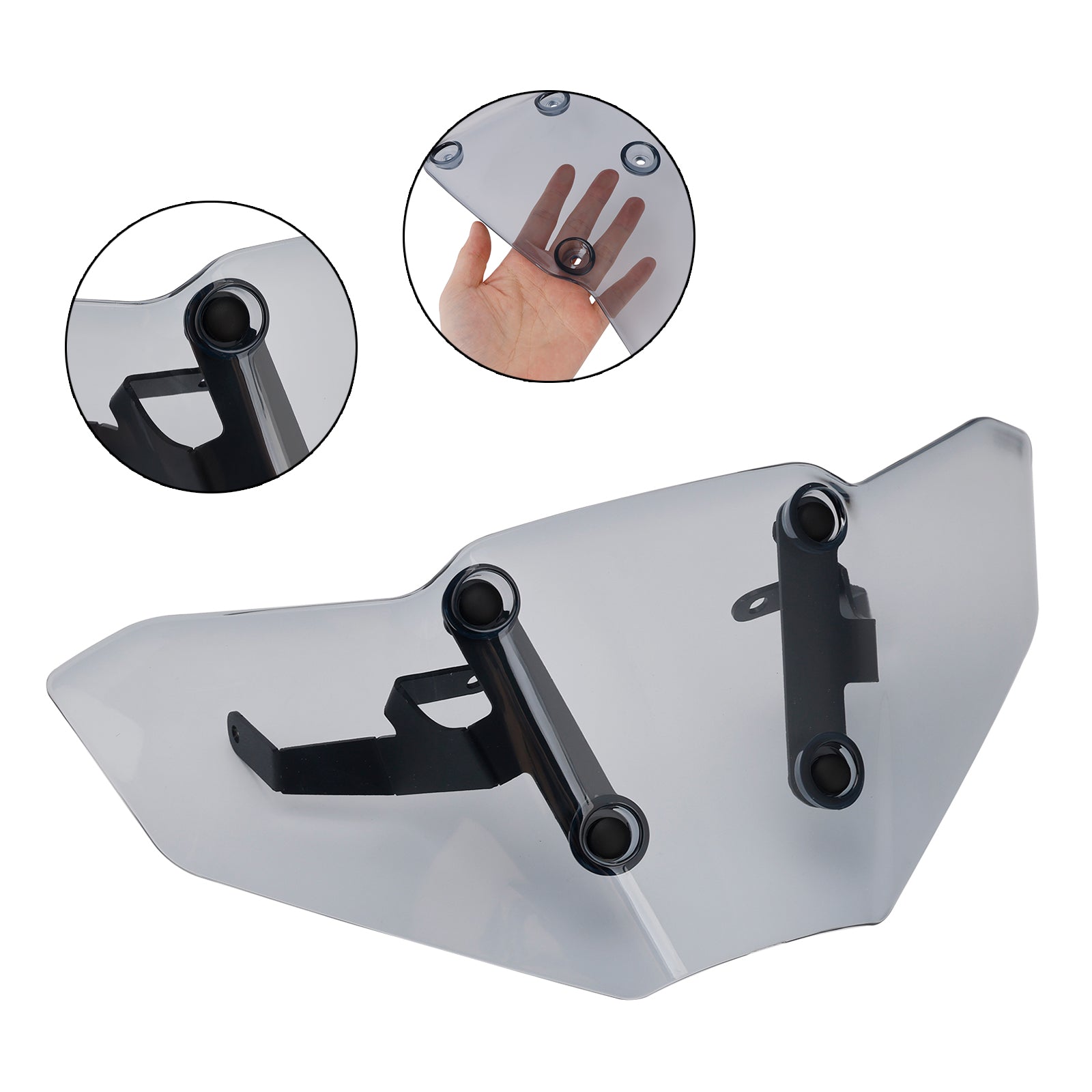 Motorcycle Windshield WindScreen Fairing fit for Yamaha MT-07 2025-2026 Gray