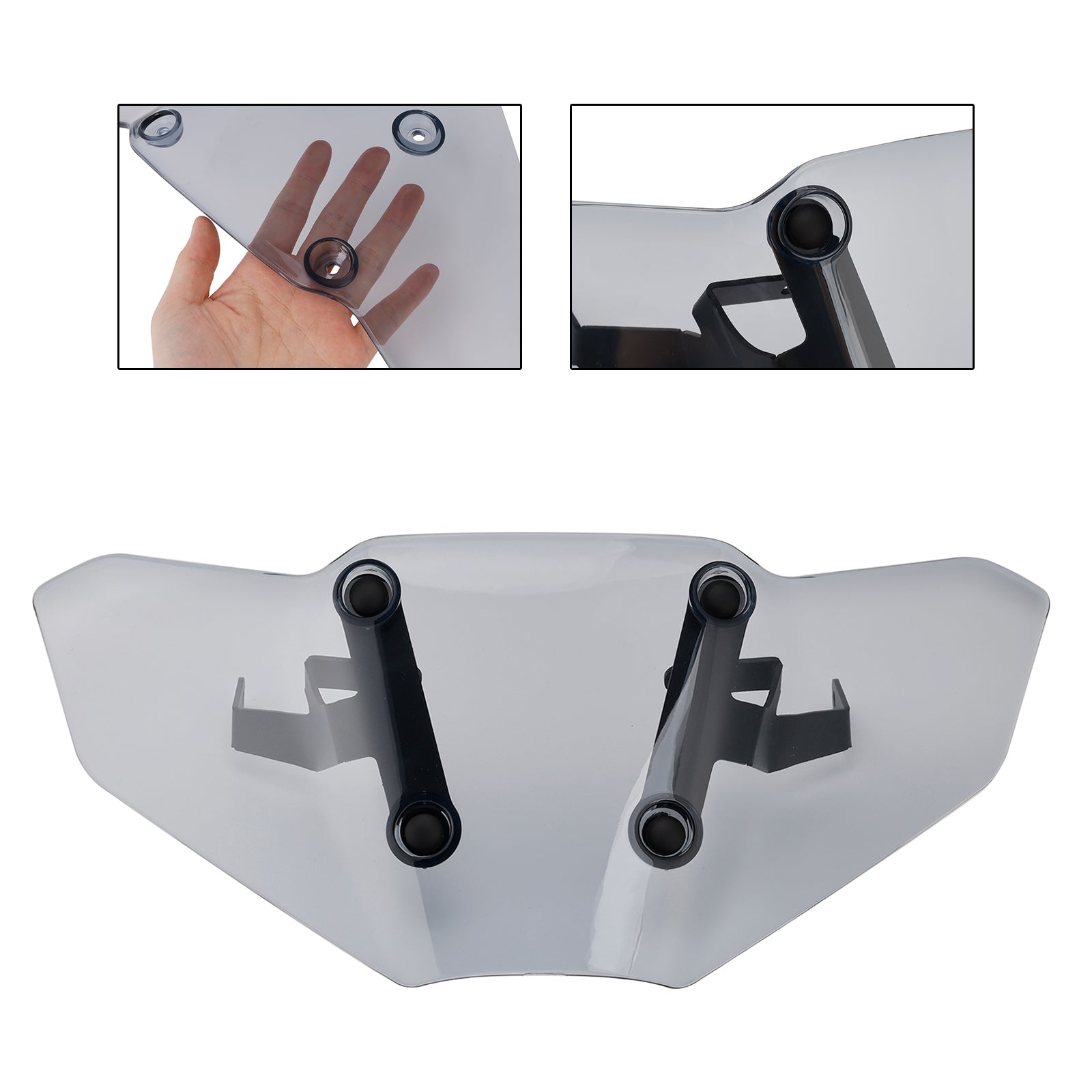 Motorcycle Windshield WindScreen Fairing fit for Yamaha MT-07 2025-2026 Gray