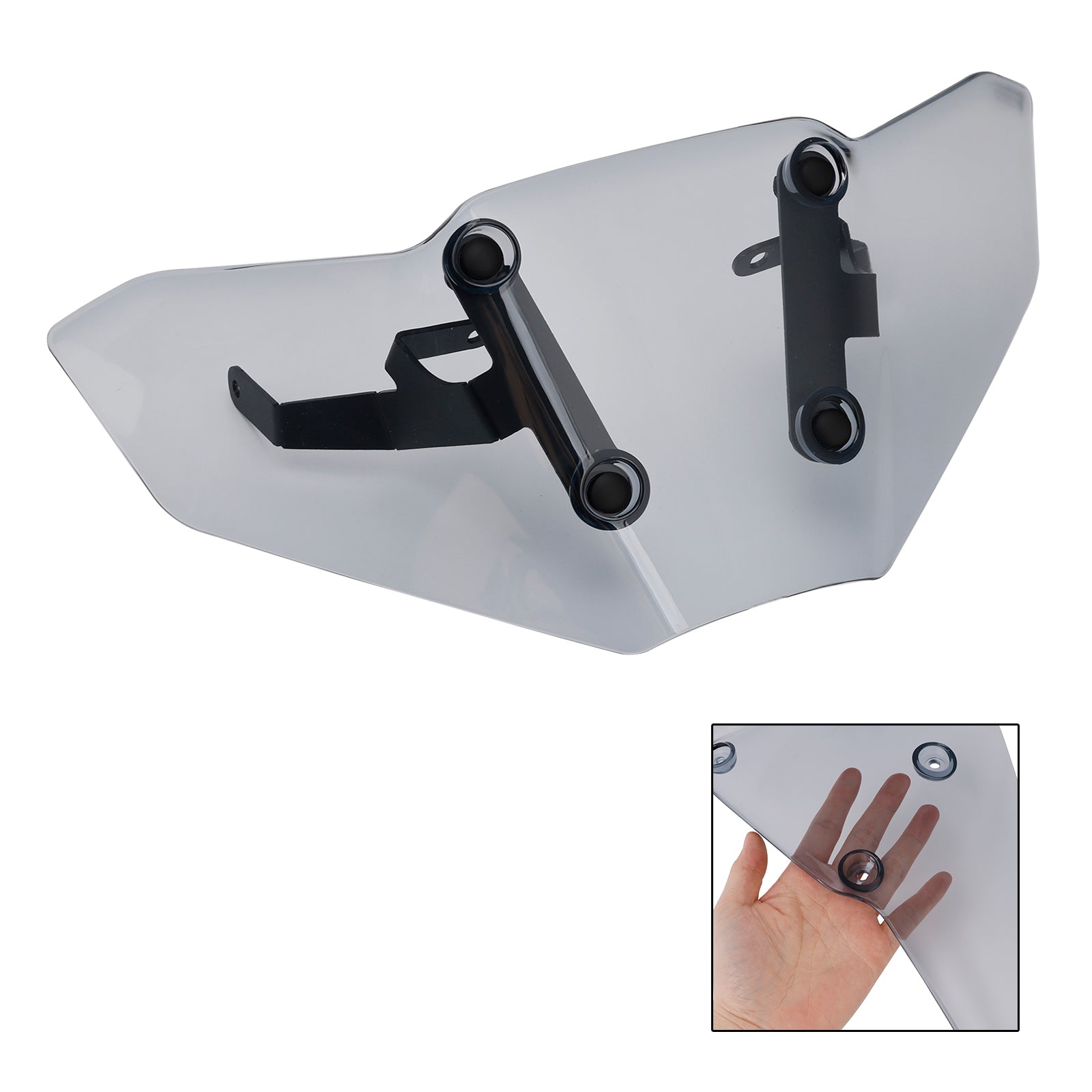 Motorcycle Windshield WindScreen Fairing fit for Yamaha MT-07 2025-2026 Gray