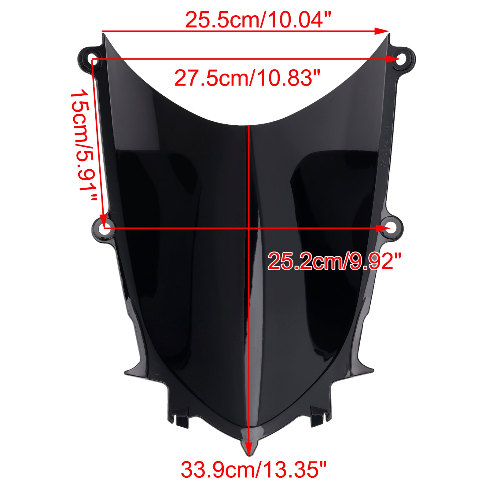 Windshield WindScreen Fairing fit for Yamaha YZF-R7 2021-2025 Black
