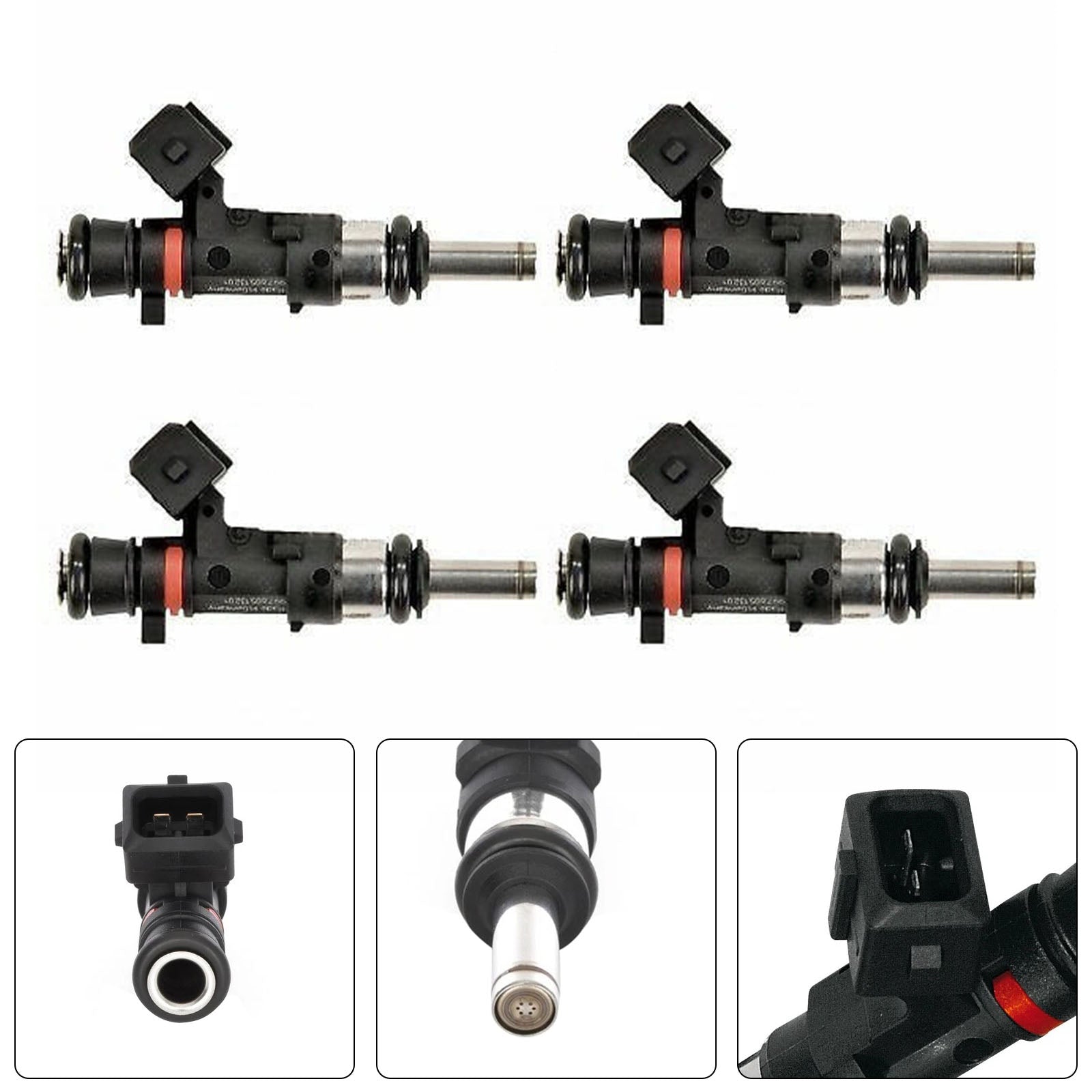4Pcs Fuel Injector For Porsche 911 997 3.6 GT2 RS 2010-2011 0280158123