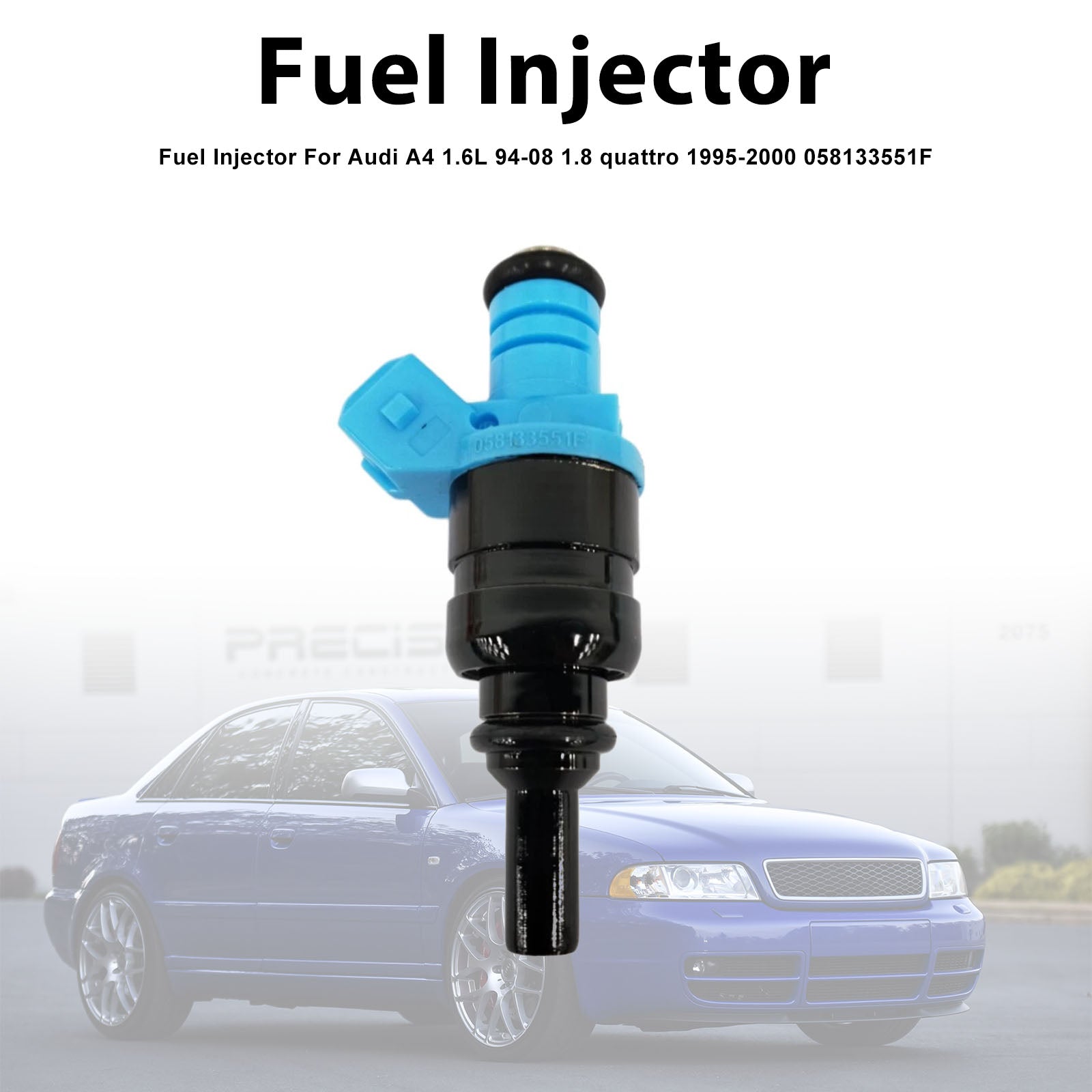 1Pcs Fuel Injector For Audi A4 1.6L 94-08 1.8 quattro 1995-2000 058133551F