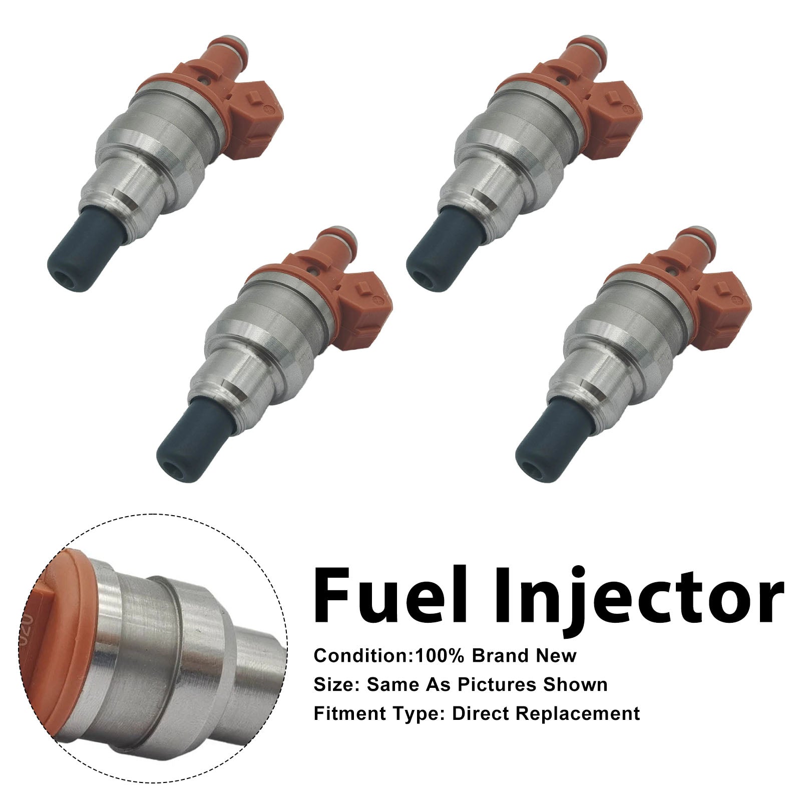 4Pcs Fuel Injector For Mitsubishi Colt Lancer Mirage CT9A INP020 INP-020