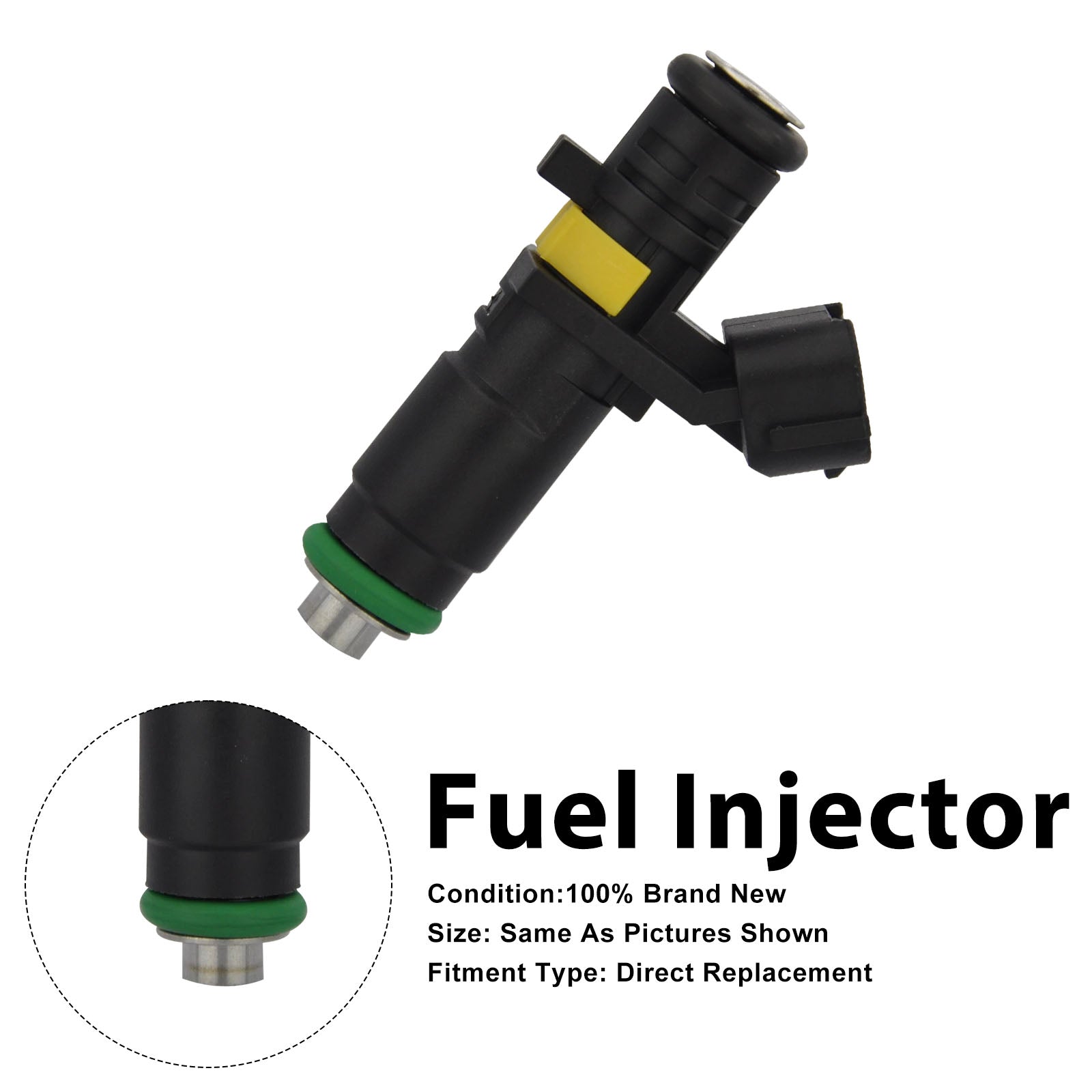 1Pcs Fuel Injector For Volkswagen Bora 2.5 2006 Jetta 2005-2006 07K906031B