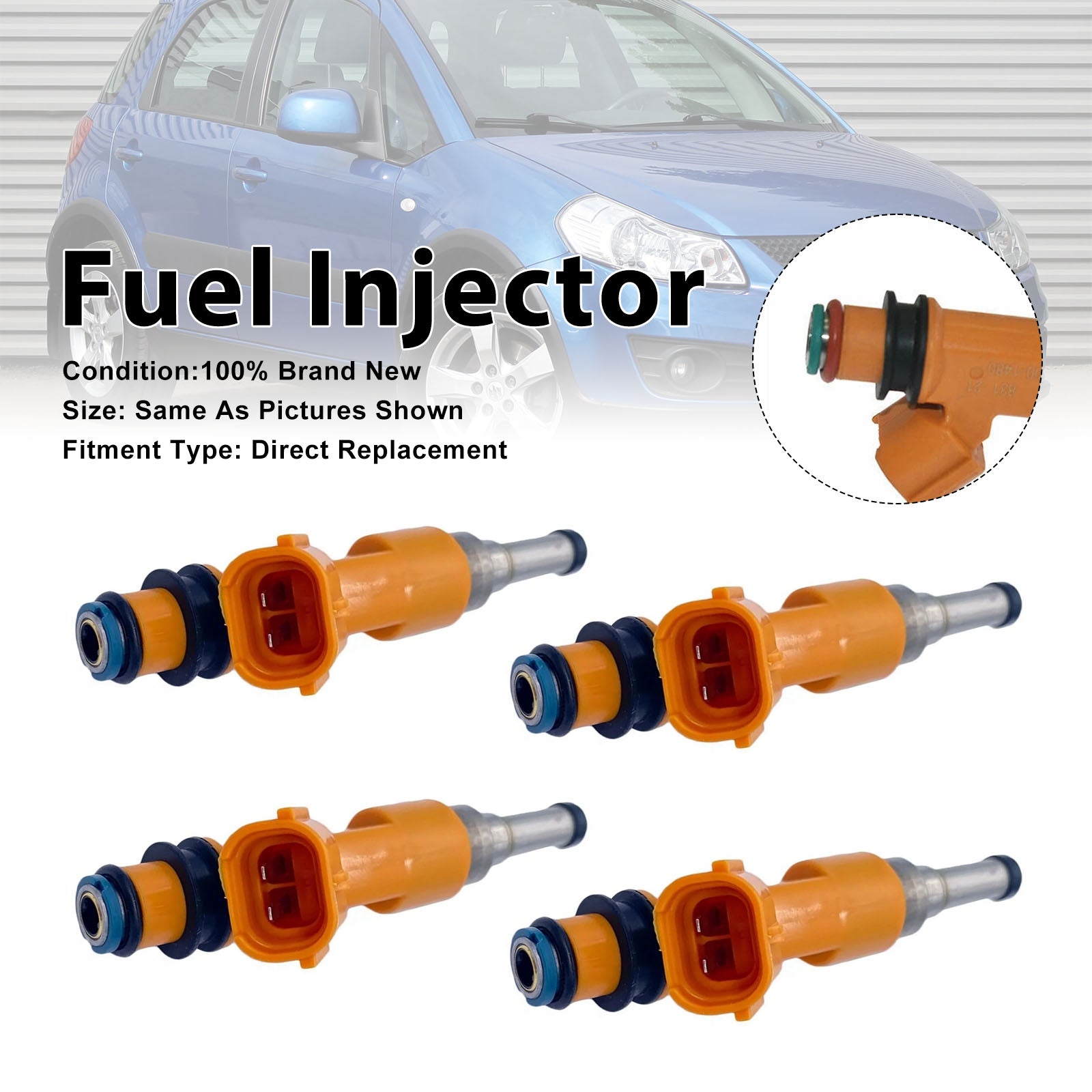 4Pcs Fuel Injector For Suzuki SX4 1.6 M16A 15710-54LA0 297500-1480