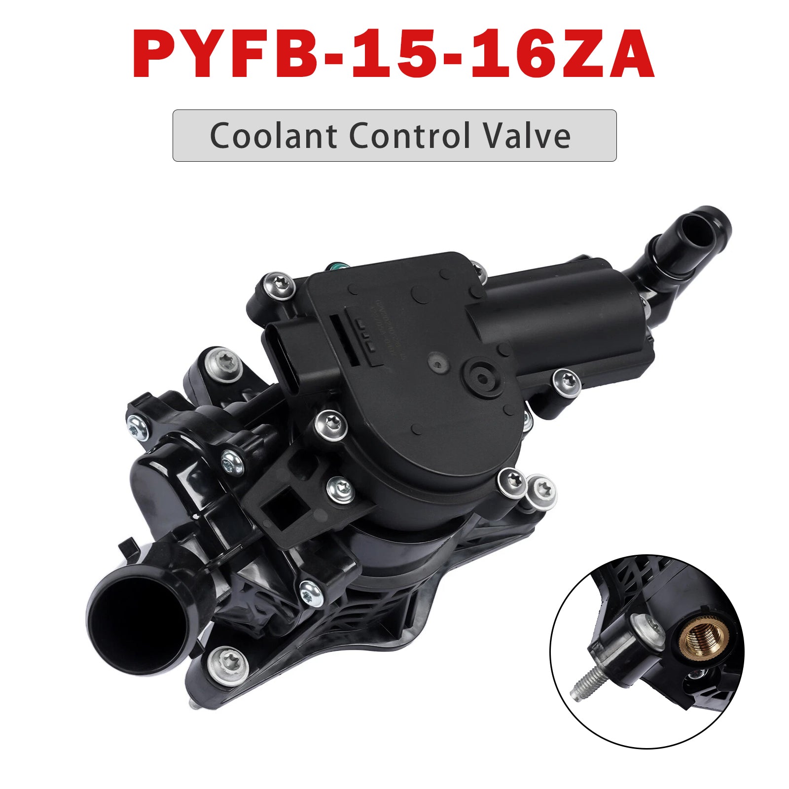Coolant Control Valve for Mazda3 CX-5 HVAC 2.5L 2018-2023 PYFB-15-16ZA