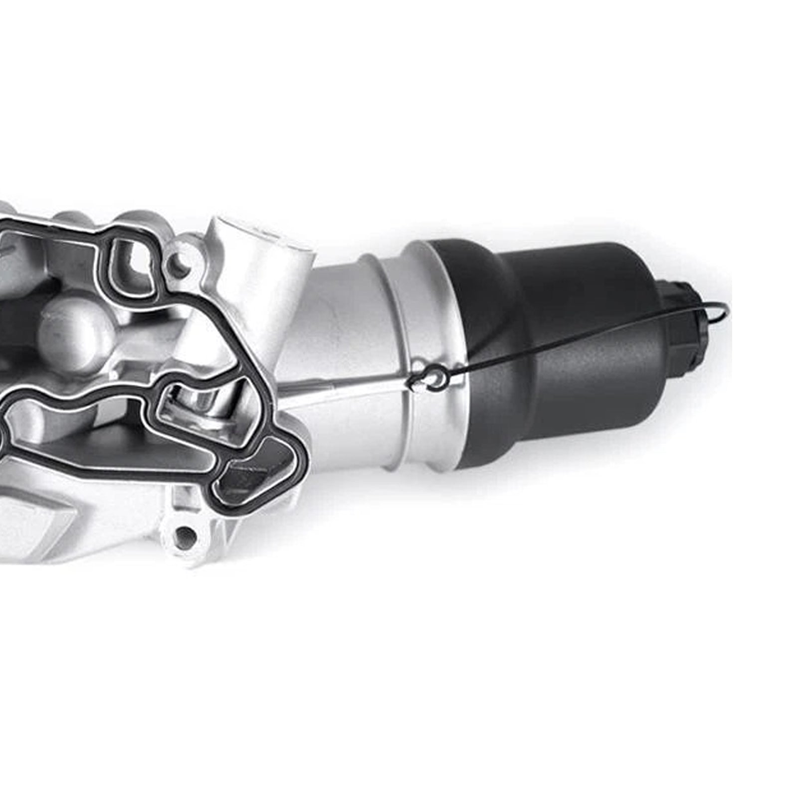 2008-2009 Seat Altea XL Engine Oil Cooler Oil Filter Assembly 06D115397K 06D115397J