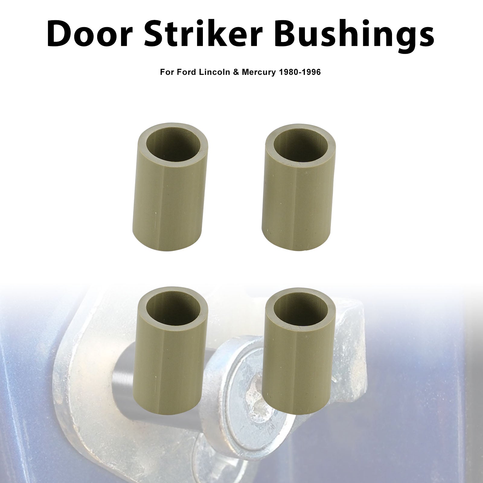 Door Striker Bushings For Lincoln Mercury Ford F100 F150 F250 F350 80-96