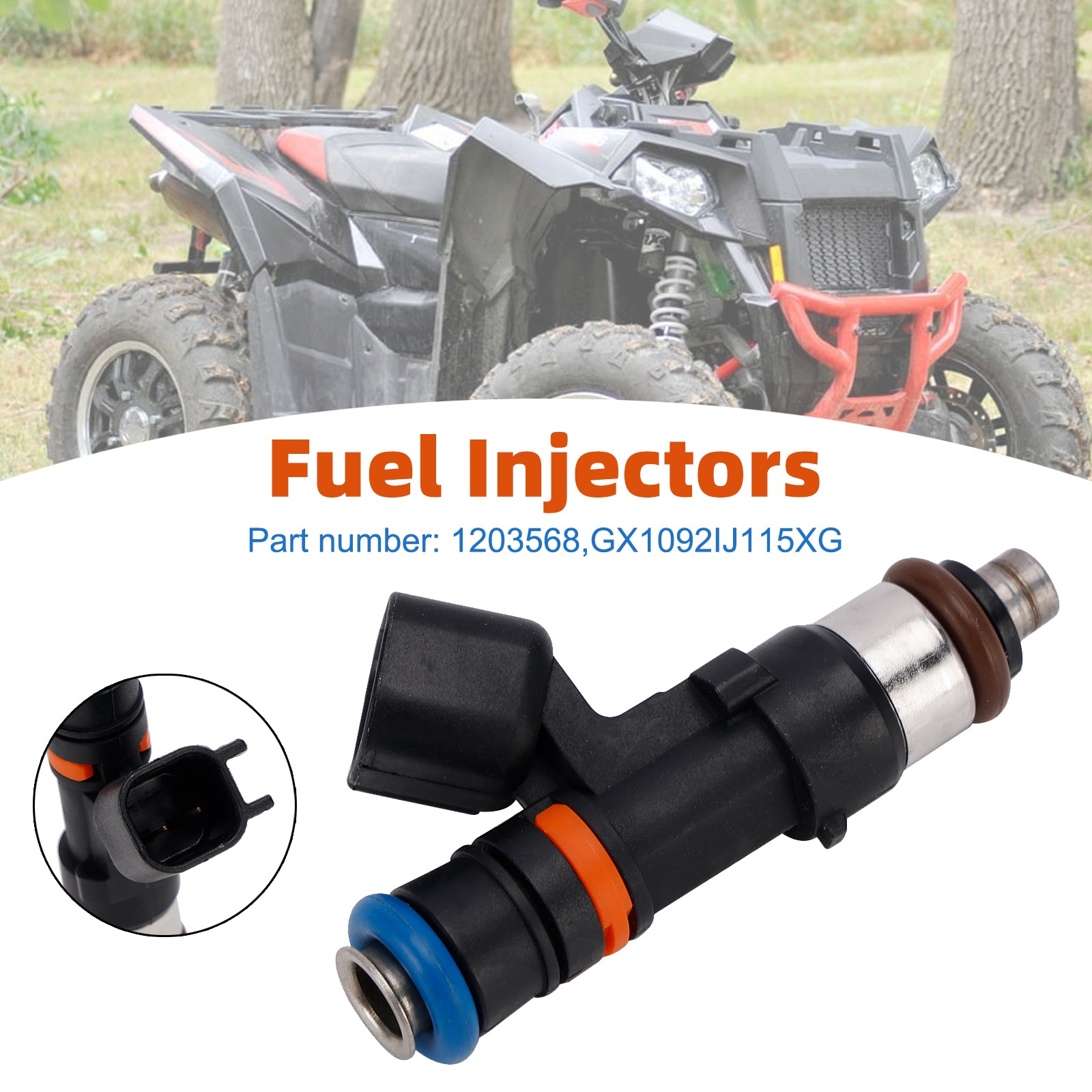 Fuel Injectors 1203568 For Polaris Sportsman Scrambler 850 1000