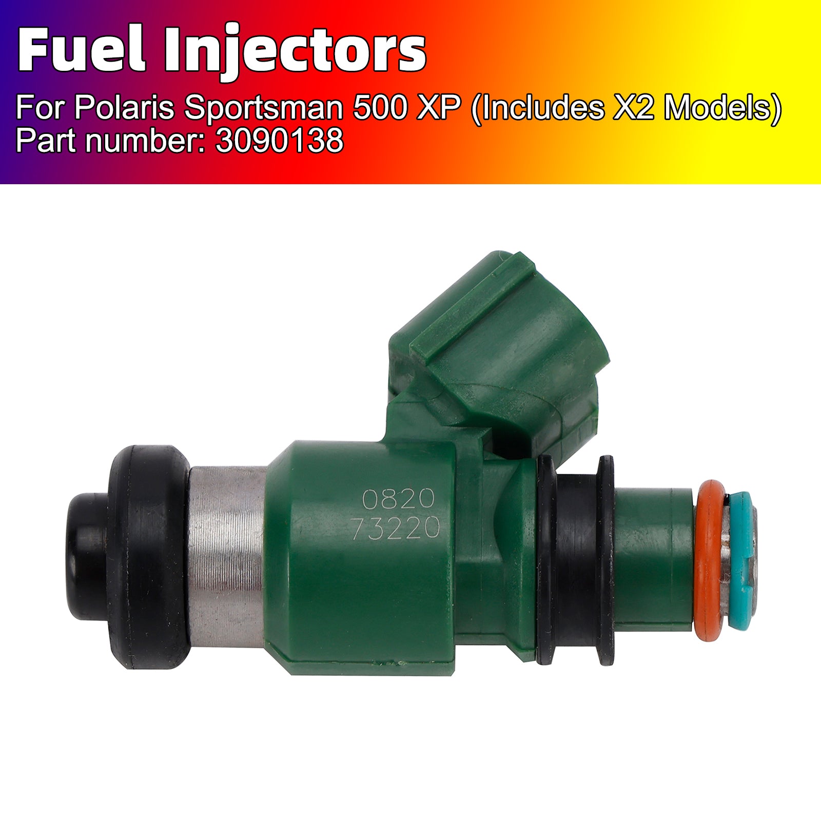 Fuel Injectors 3090138 For Polaris Sportsman 500 XP (Includes X2 Models)