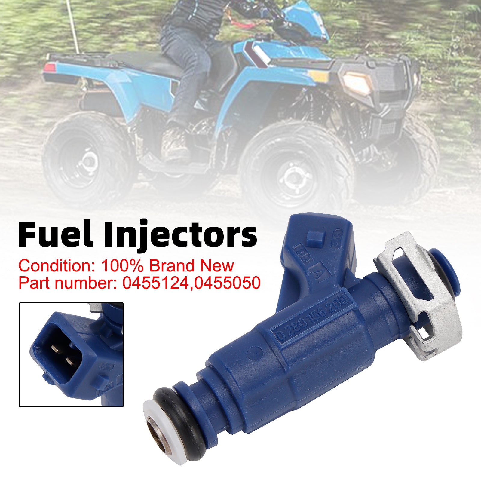 0455124 Fuel Injectors 0455050 For Polaris Sportsman Outlaw 110 RZR 170