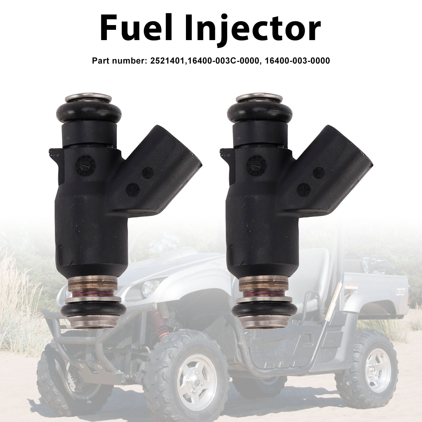 2PC 28101823 Fuel Injectors 16400-003-0000 For HiSUN EFI 400 UTV
