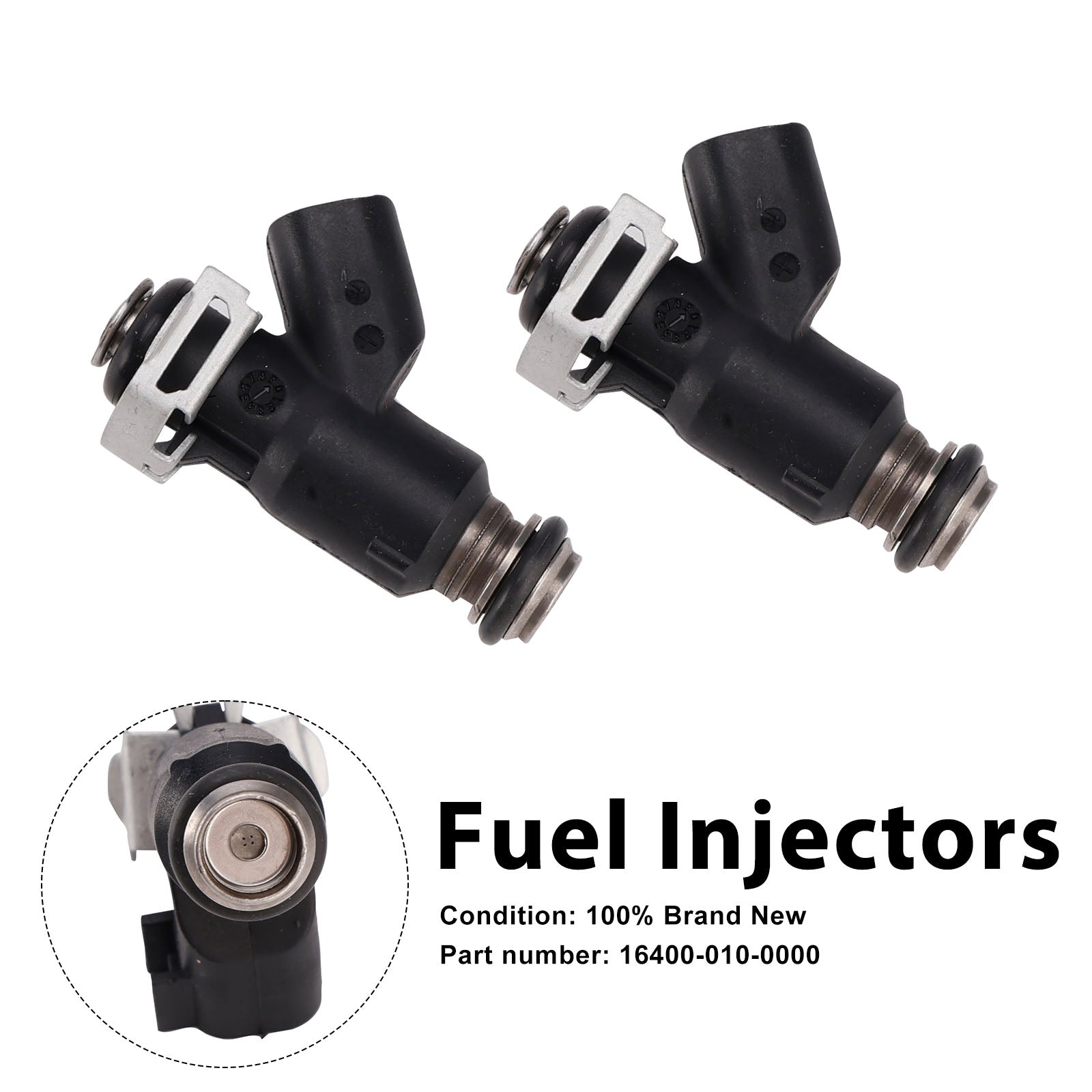 2PC 16400-010-0000 Fuel Injectors For UTV 800 MSU HiSUN BENNCHE COLEMAN