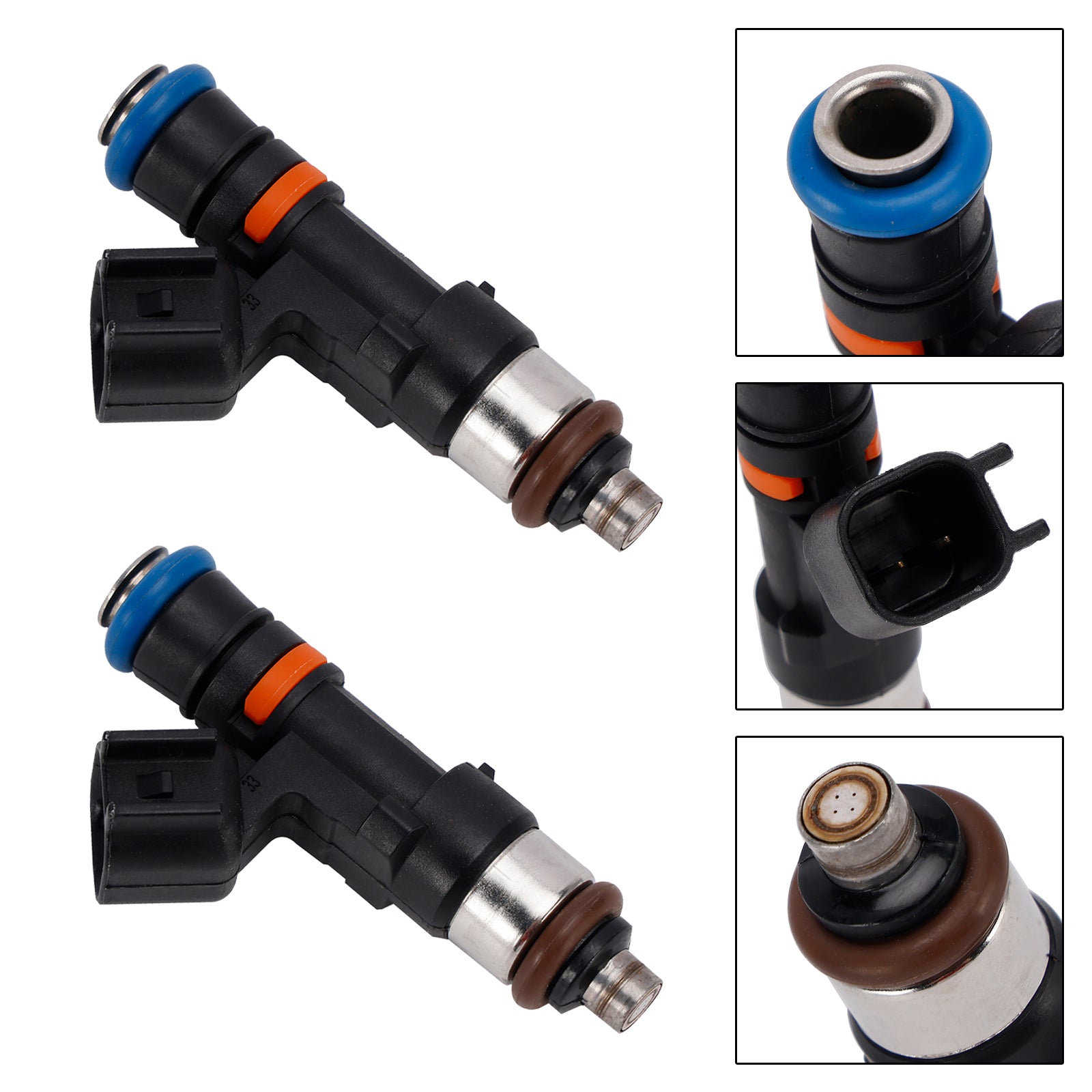 2PC Fuel Injectors 1203568 For Polaris Sportsman Scrambler 850 1000