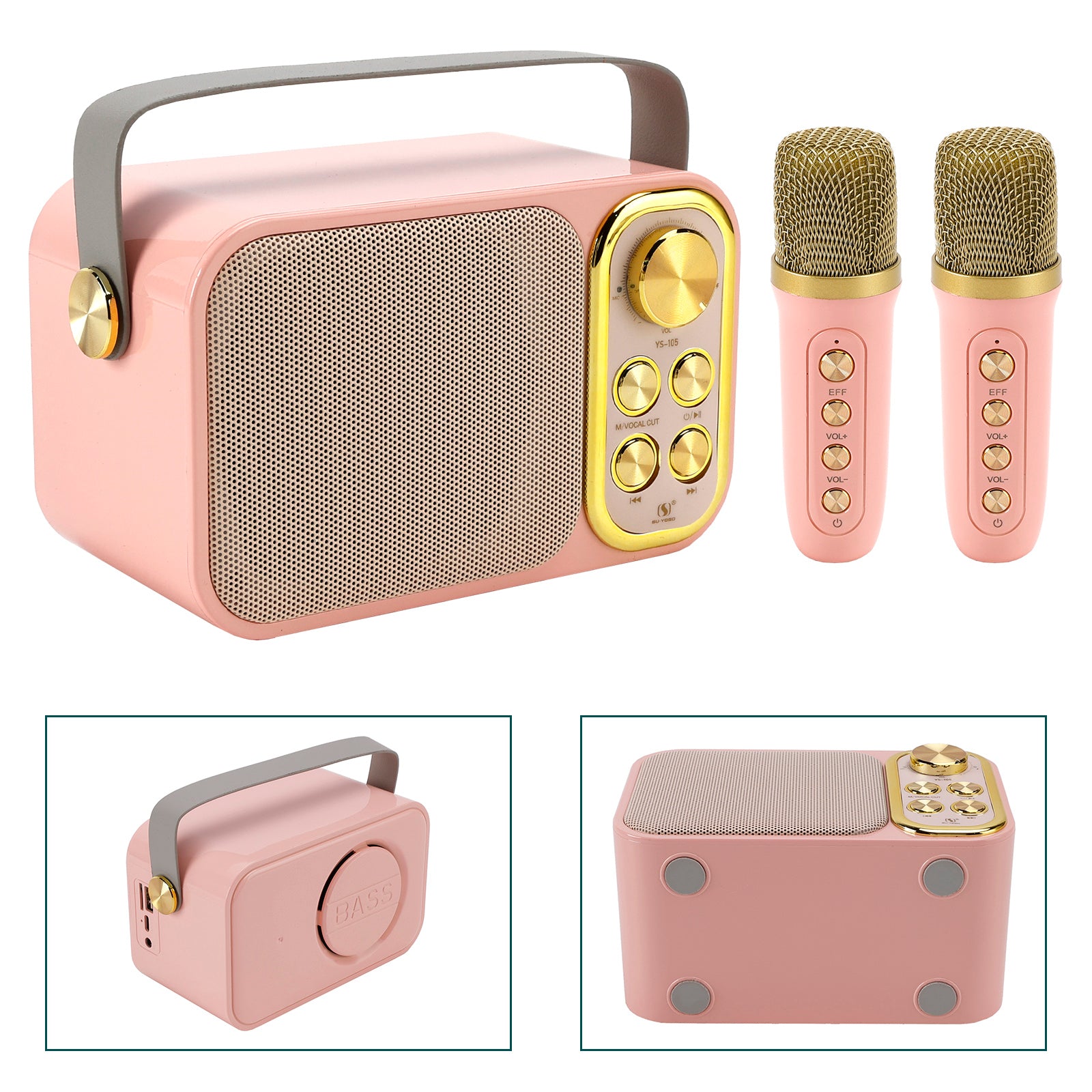 Mini Wireless Bluetooth Speaker 10W Power Home Theater Dual Microphone Speaker