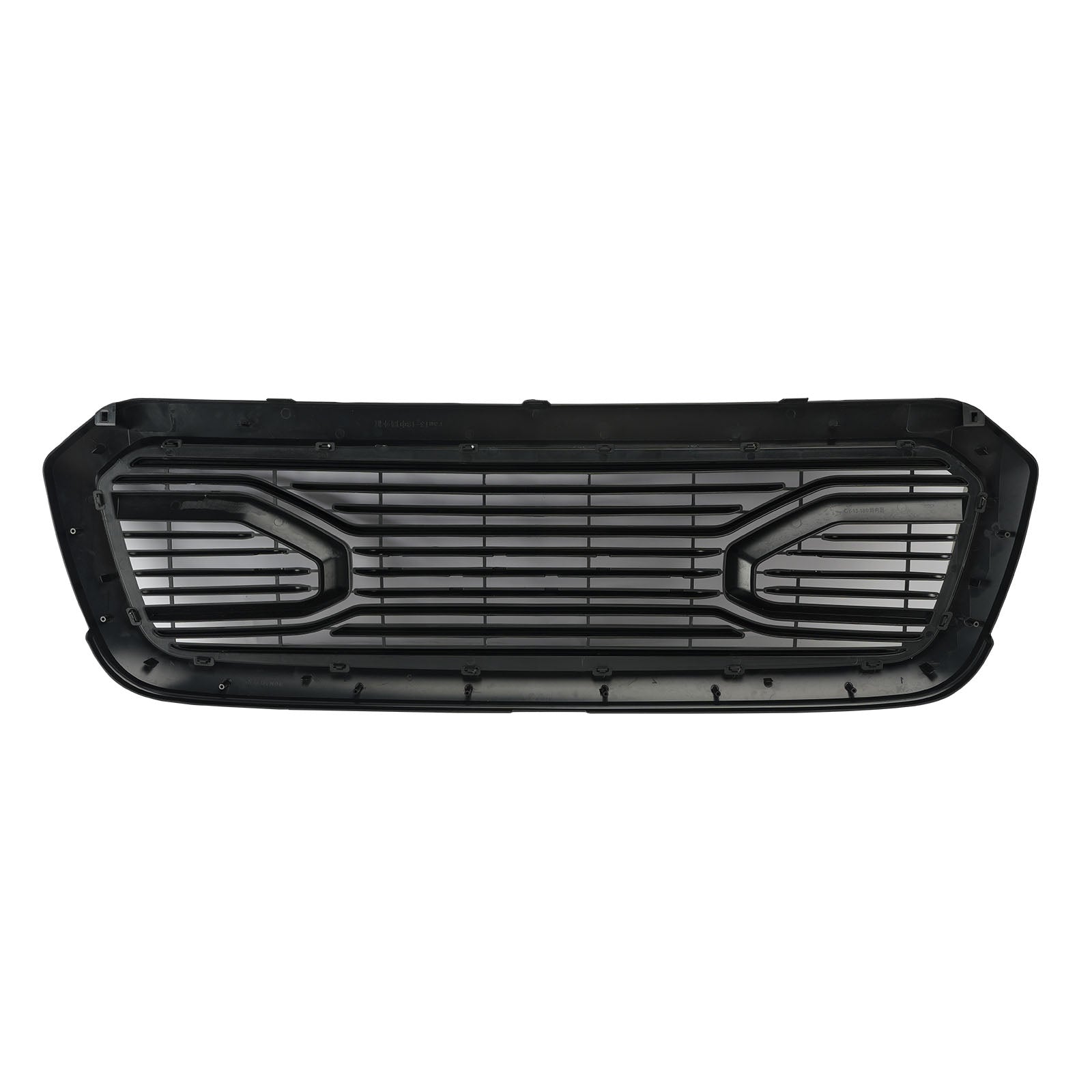 Black Big Horn Style Front Bumper Grill Grille Fit Dodge Ram 1500 2013-2018