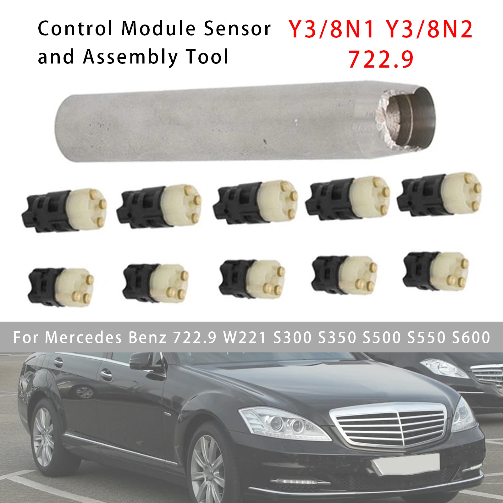 5 Pair Trans Control Module Sensor & Tool Y3/8N1 Y3/8N2 For Mercedes Benz 722.9