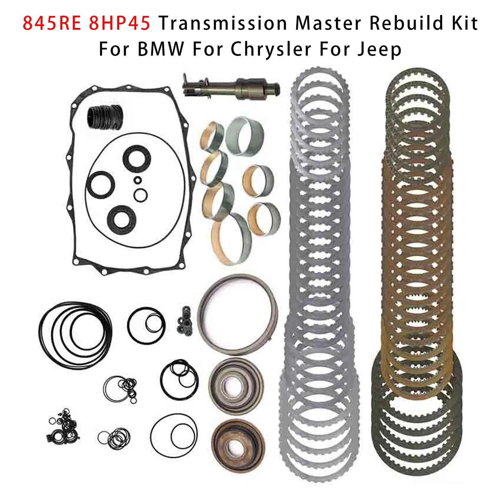845RE 8HP45 Transmission Master Rebuild Kit For BMW For Chrysler For Jeep