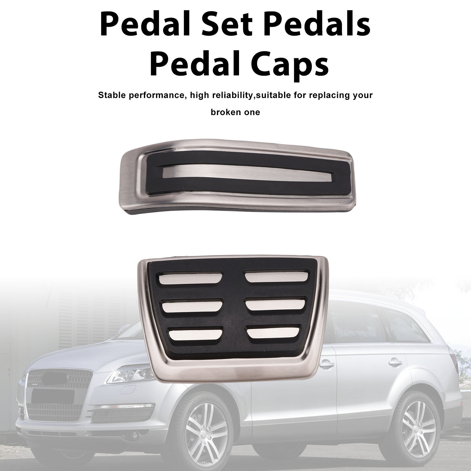 Pedal Set Pedals Pedal Caps For Porsche Cayenne 9PA 2002-10 92A 2010-18