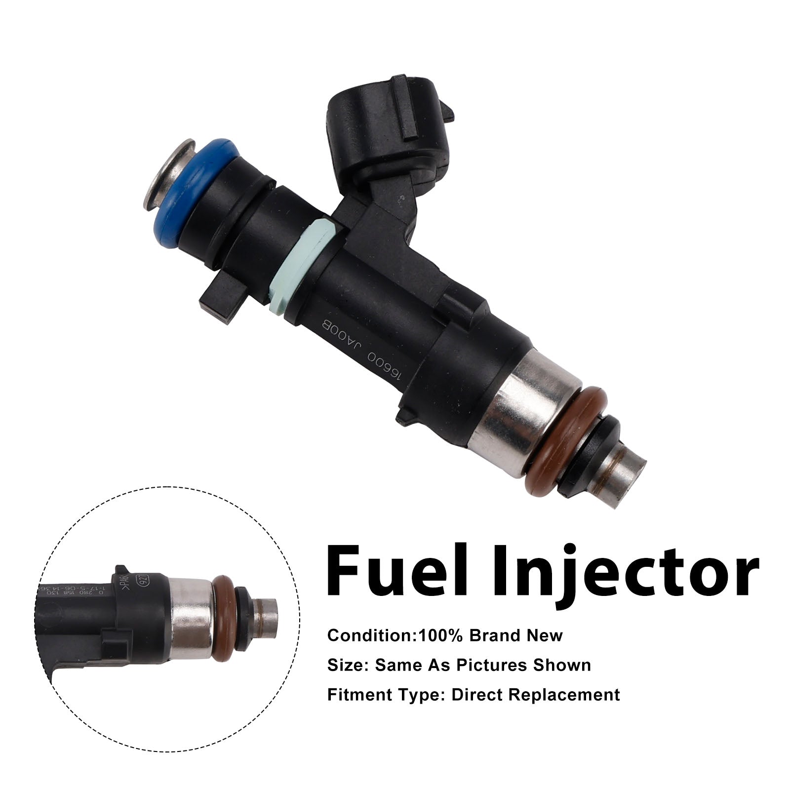 1Pcs Fuel Injector For Nissan Altima 2007-2013 Rogue 2008-2015 0280158130