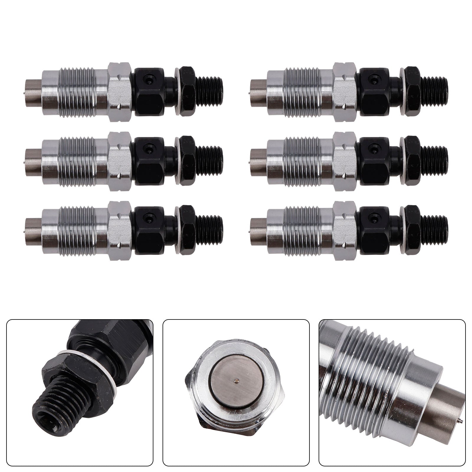 6Pcs Fuel Injector For Toyota Landcruiser 1HZ 23600-19105 2360019105