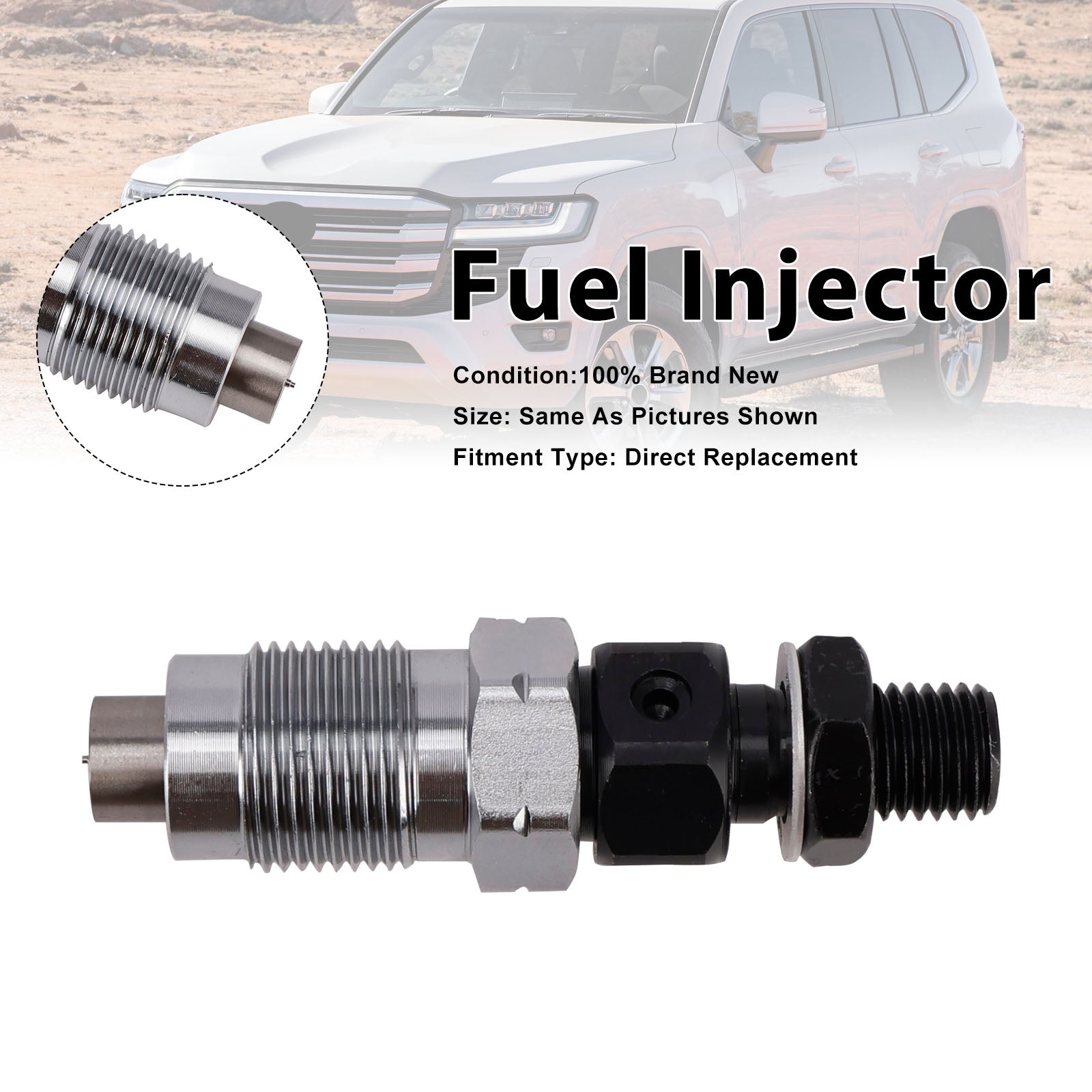 1Pcs Fuel Injector For Toyota Landcruiser 1HZ 23600-19105 2360019105