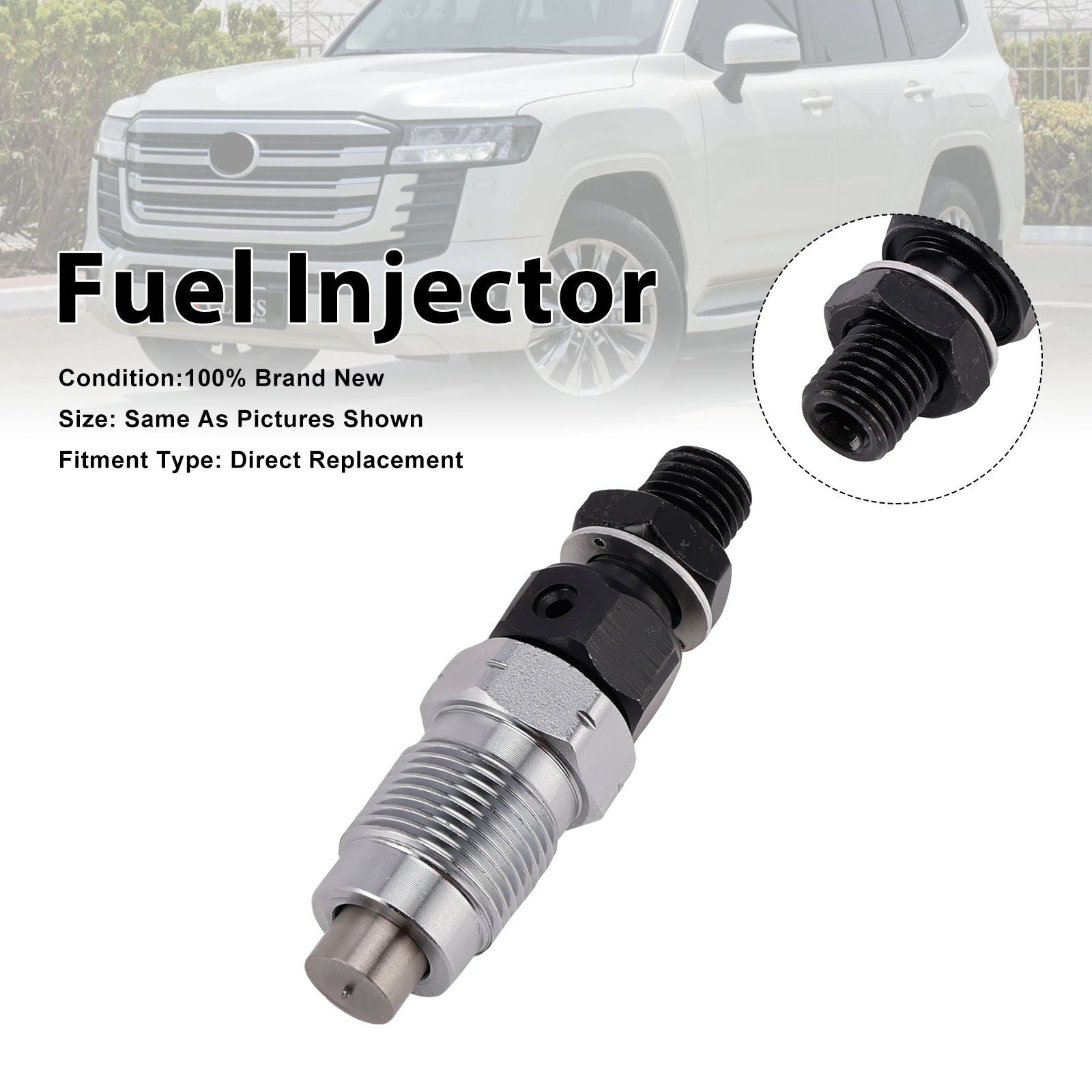 1Pcs Fuel Injector For Toyota Landcruiser 1HZ 23600-19105 2360019105