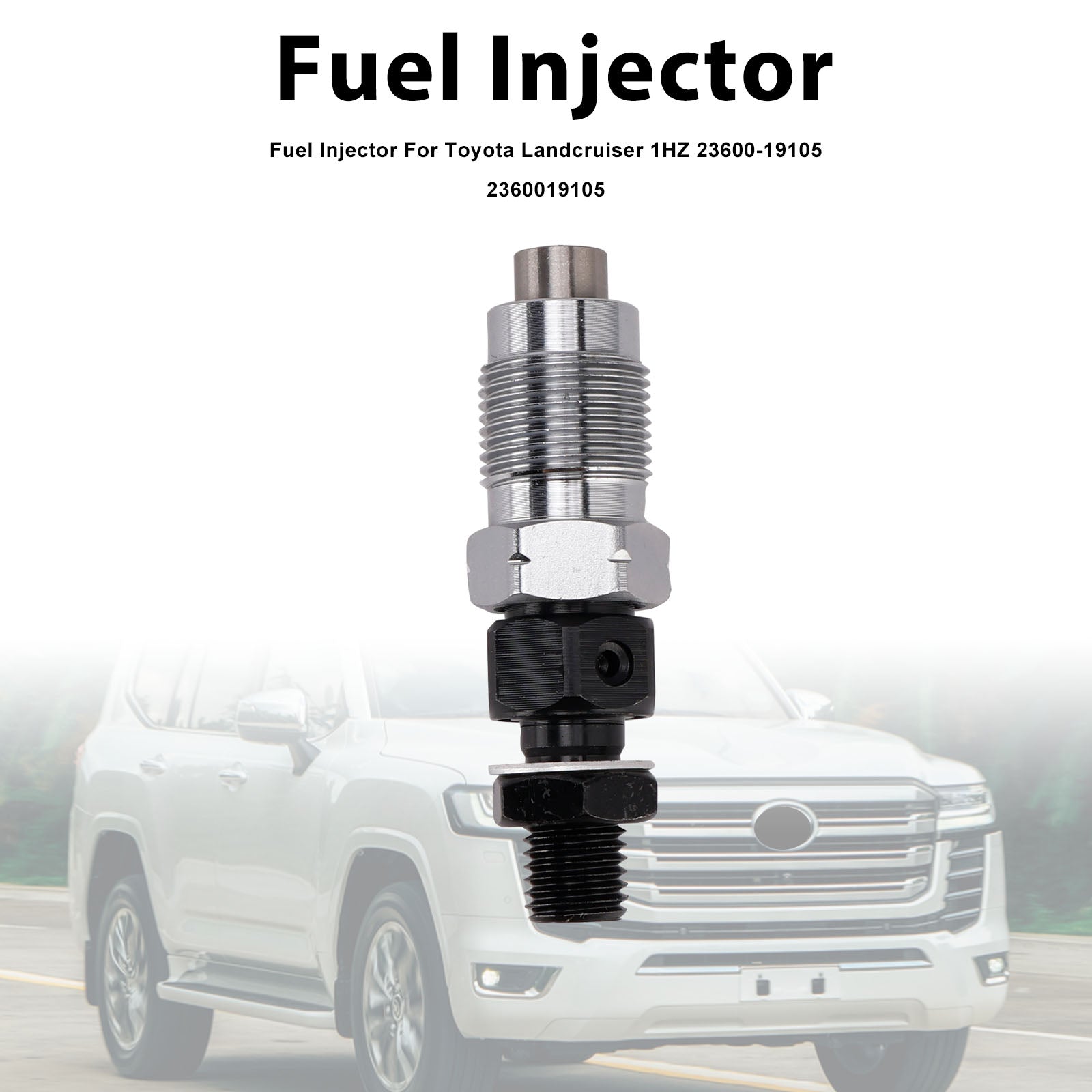 1Pcs Fuel Injector For Toyota Landcruiser 1HZ 23600-19105 2360019105